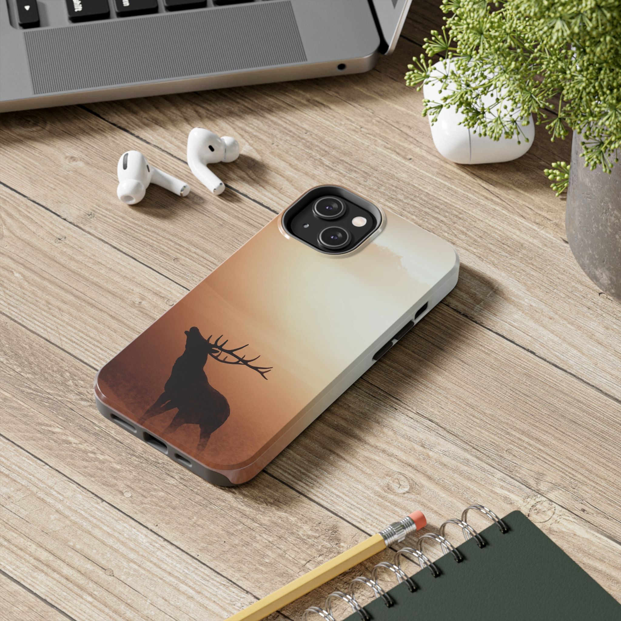 tough-phone-cases-elk-sunset-nature-design-iphone-protective-case-phone-cover-wildlife-lover-gift-outdoor-adventure-accessory