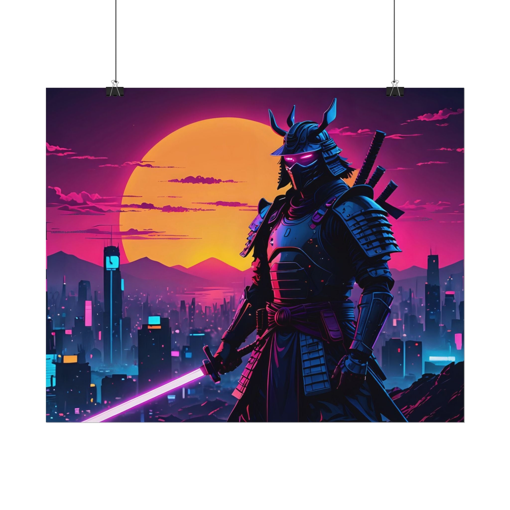 samurai-retrowave-poster-print-synthawave-wall-art-poster-gift-for-anime-fans-home-decor-japanese-art-retro-aesthetic-lightsa
