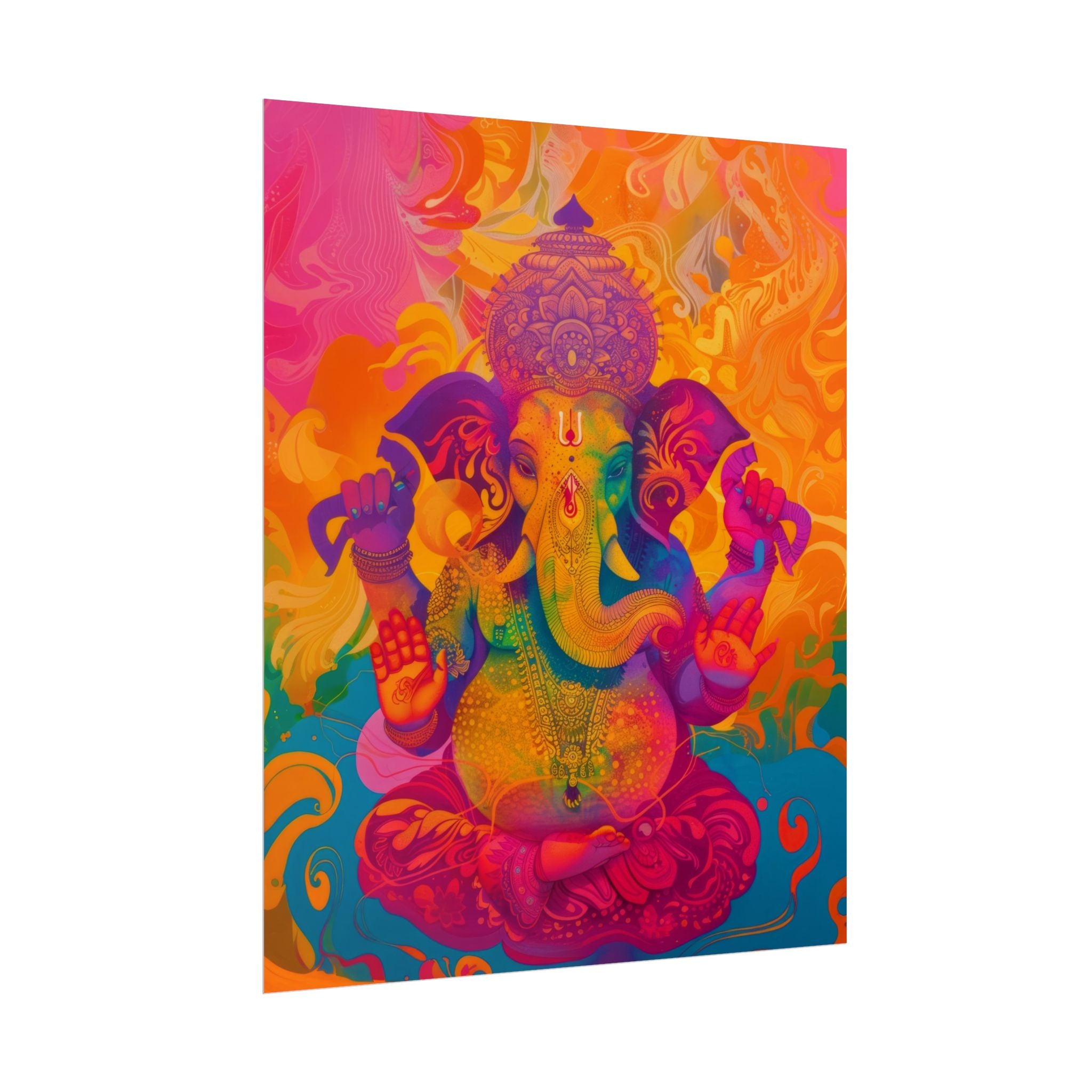 colorful-ganesha-poster-print-wall-art-decor-spiritual-home-decor-lord-ganesha-art-hindu-god-wall-decor-ethnic-wall-hanging