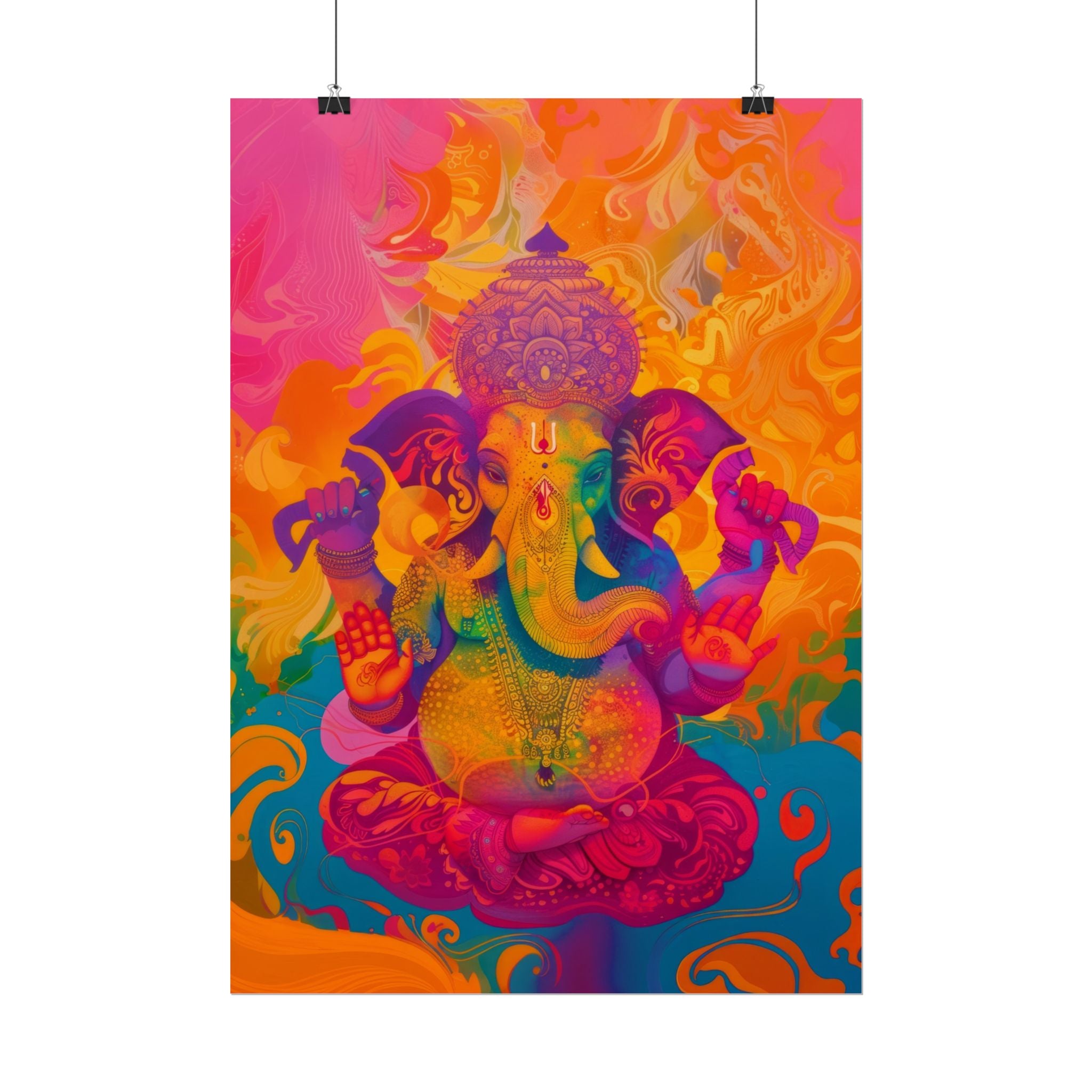 colorful-ganesha-poster-print-wall-art-decor-spiritual-home-decor-lord-ganesha-art-hindu-god-wall-decor-ethnic-wall-hanging