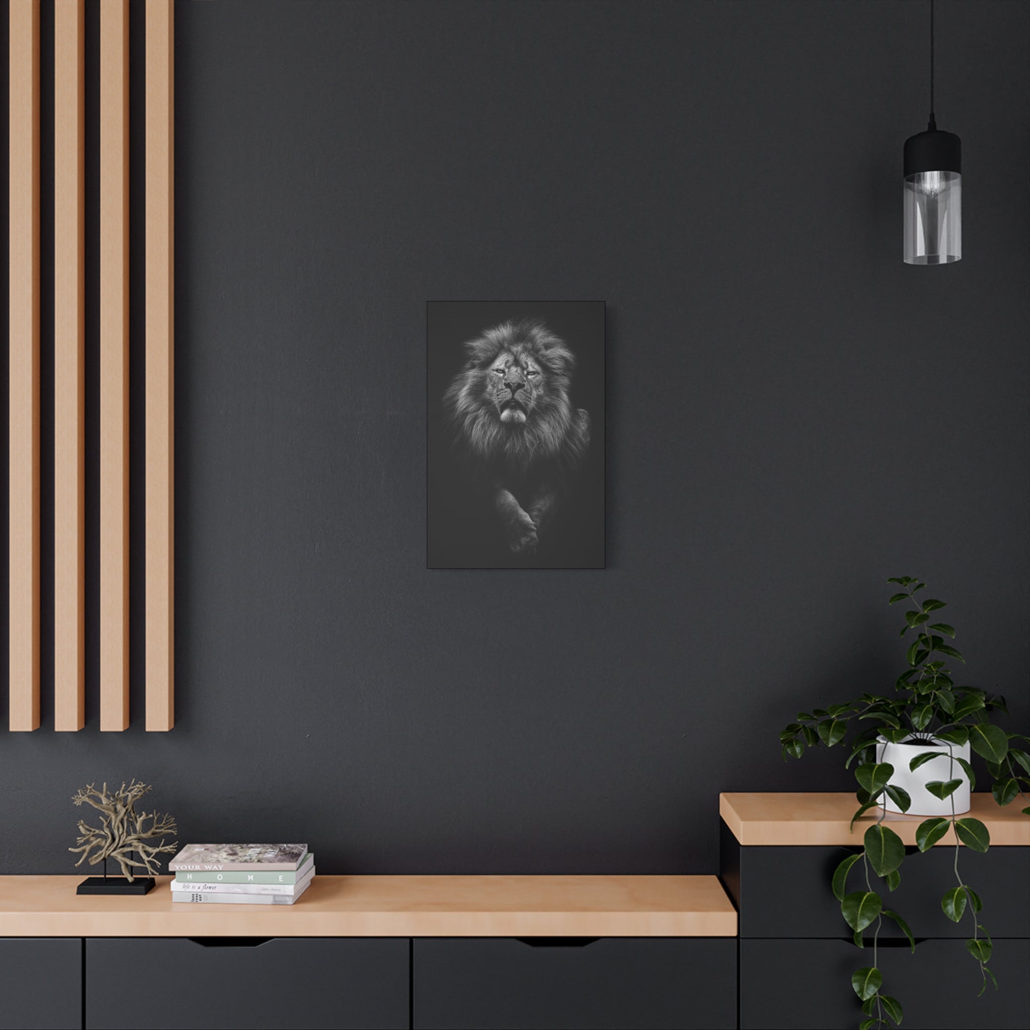 canvas-print-lion-wall-art-black-and-white-living-room-decor-matte-stretched-lion-poster-jungle-animal-art-print-wildlife-saf