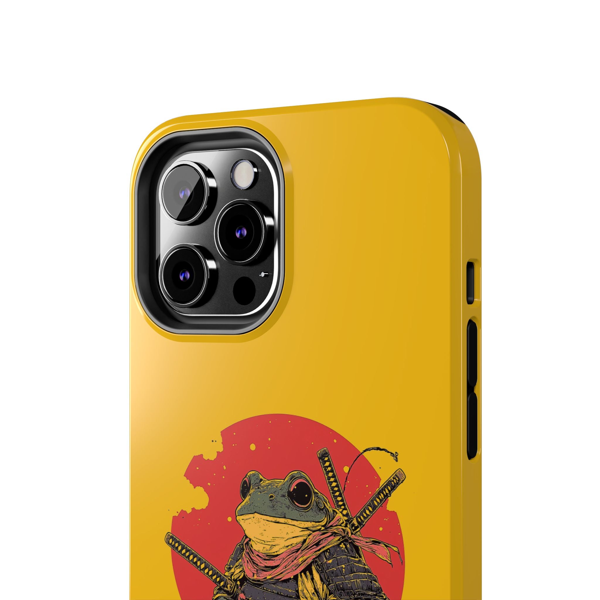 retro-vintage-ninja-frog-iphone-tough-case-red-sun-japanese-samurai-frog-design-ninja-warrior-yellow-iphone-hard-cover
