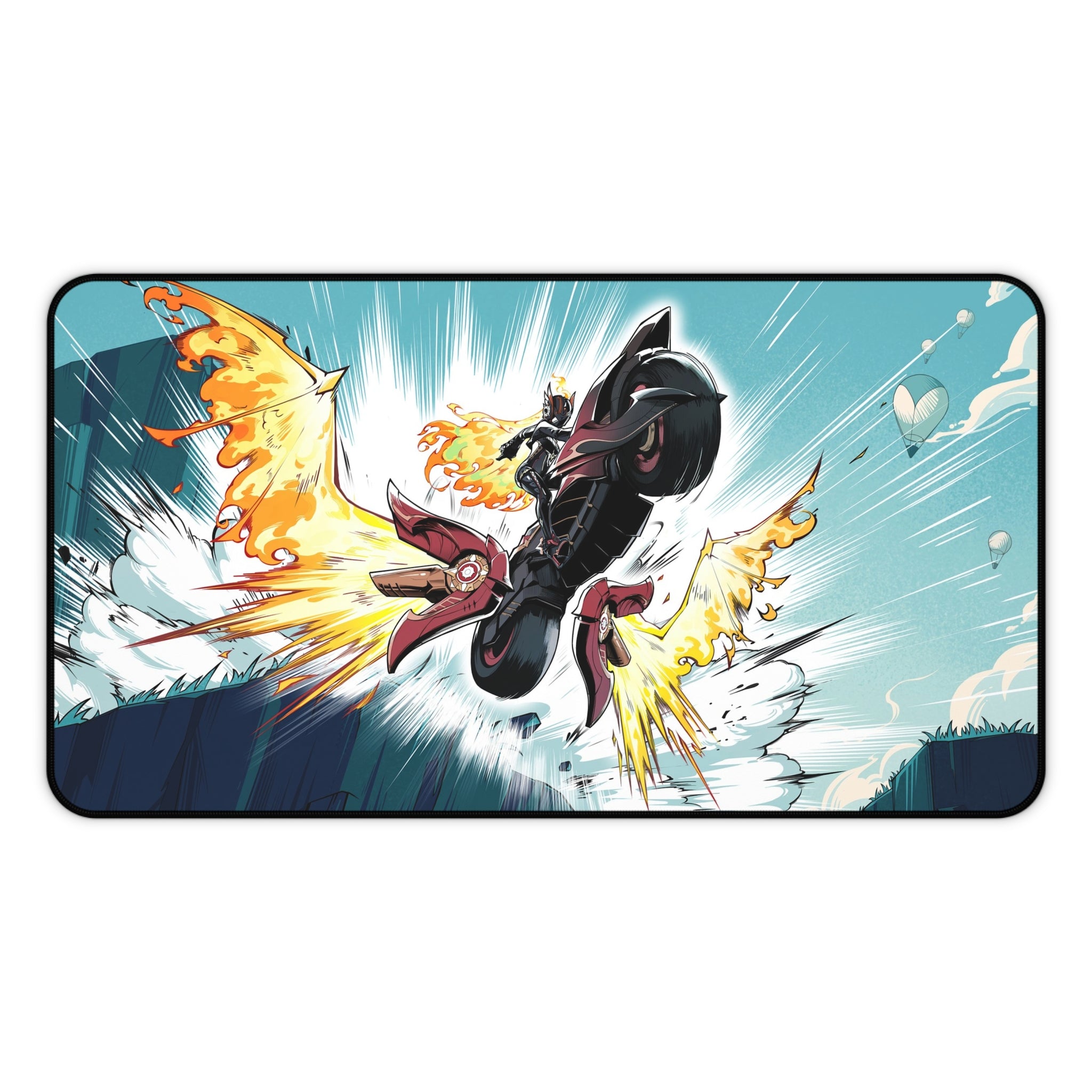 Genshin Impact Mavuika Mousepad - Desk Mat - XL Anime Gaming Pad - Waifu Extended Desk Pad - Genshin