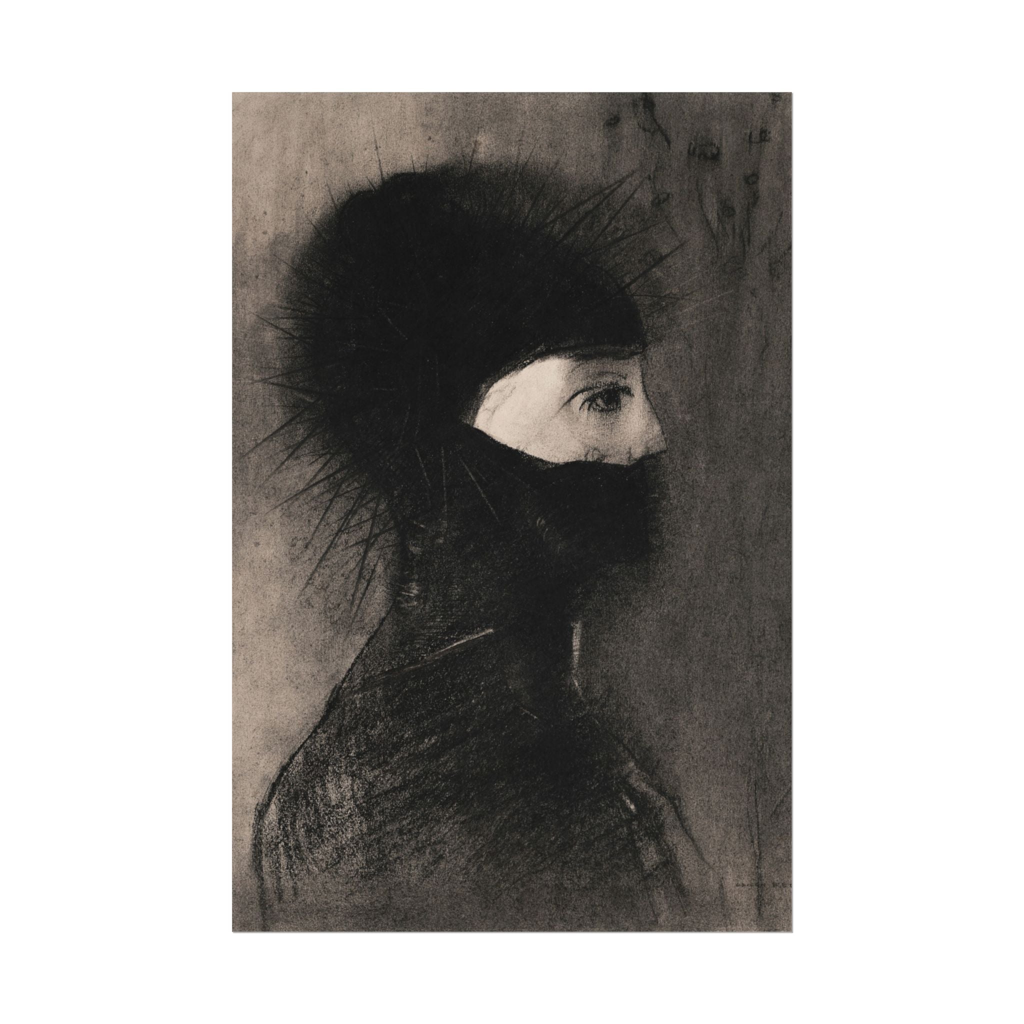 armor-by-odilon-redon-poster-print-vintage-woman-illustration-post-impressionism-art-wall-decor