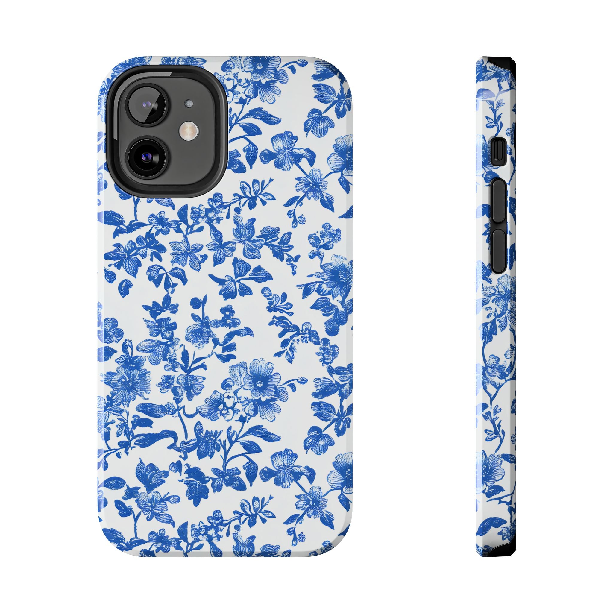 french-toile-floral-tough-iphone-case-blue-iphone-cover-protective-iphone-case-hard-shell-iphone-case-vintage-design-phone-ca