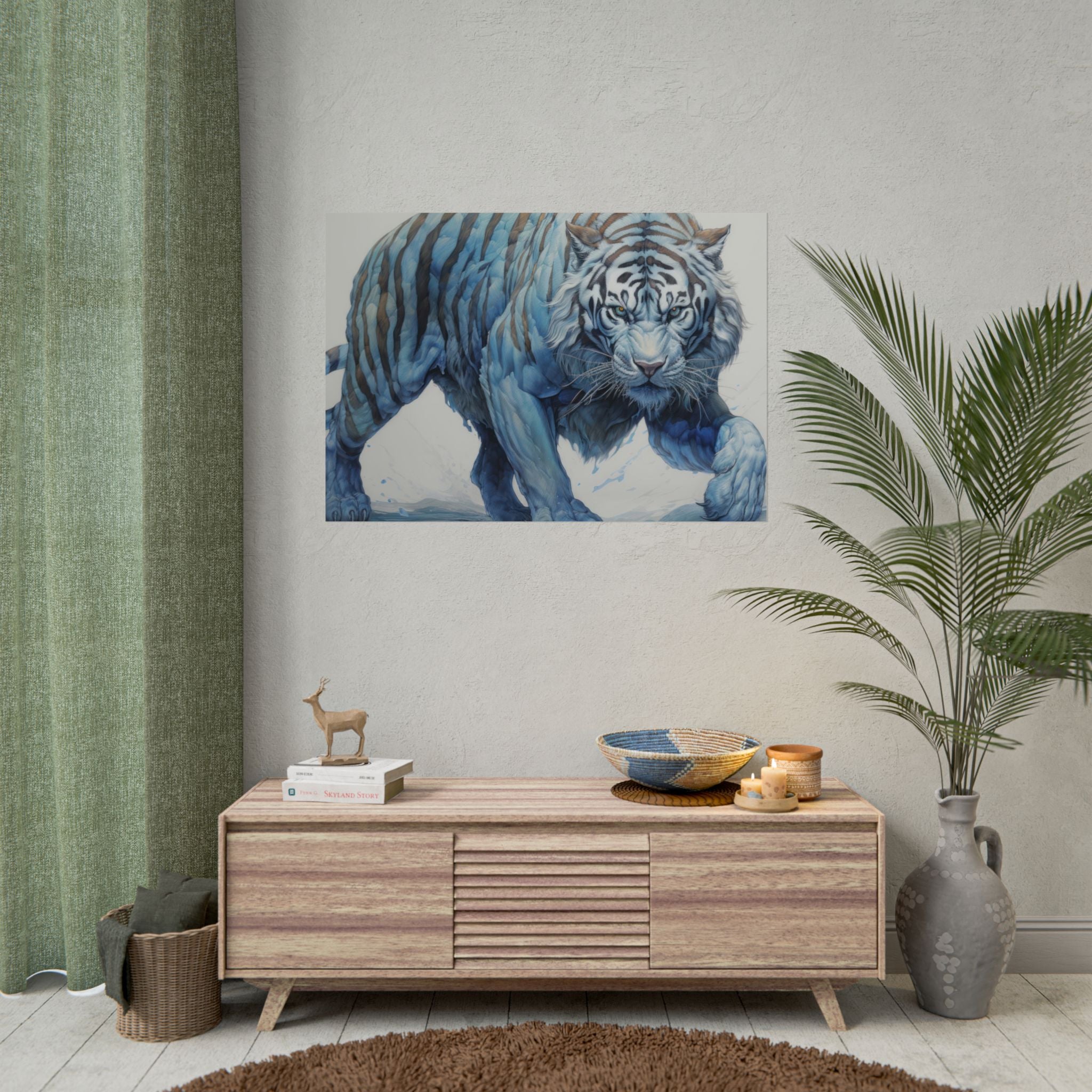 fantasy-white-tiger-poster-print-rolled-posters-for-wall-decor-tiger-wall-art-safari-animal-art-print-home-office-decor-jungl