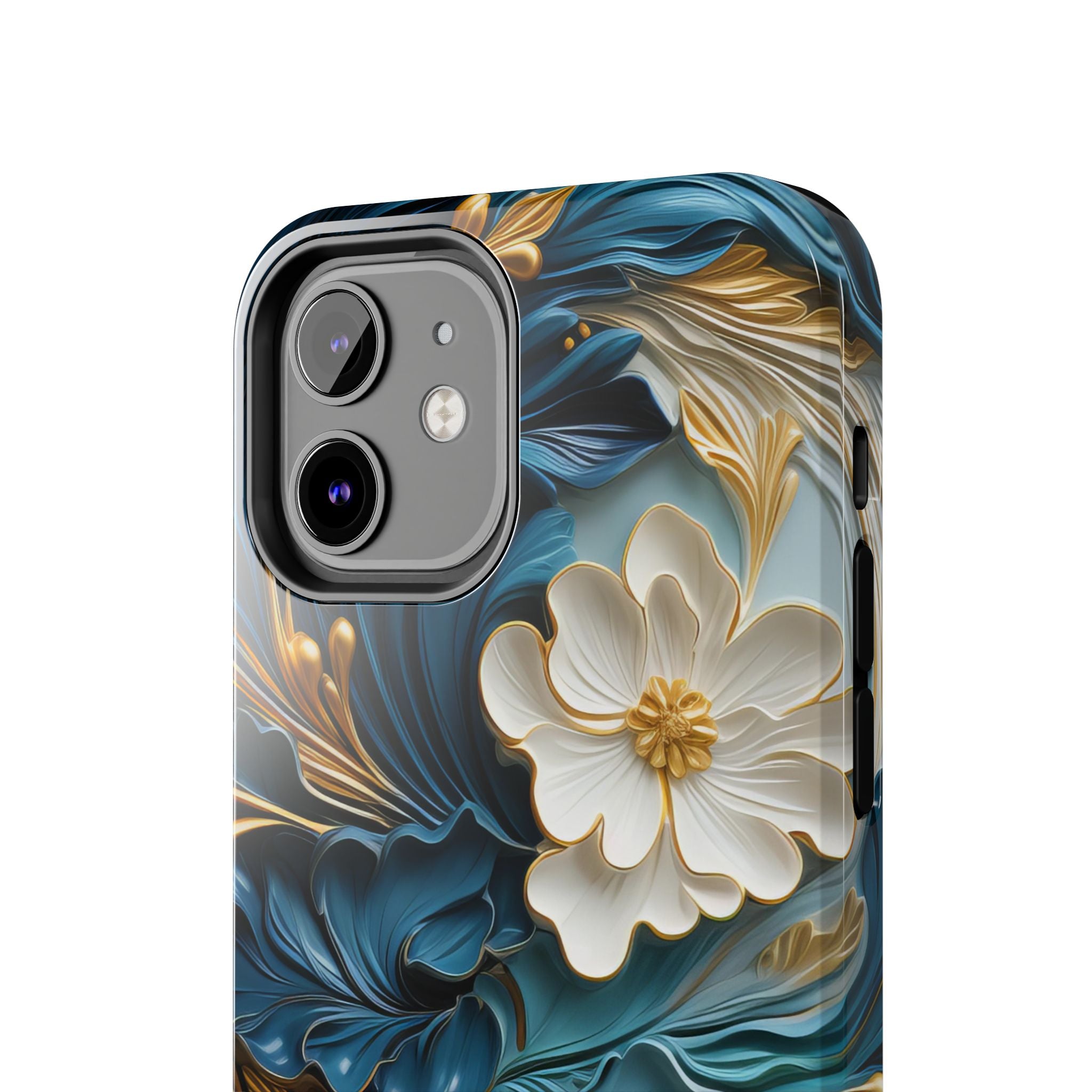 textured-art-nouveau-floral-tough-phone-case-cottagecore-iphone-case-unique-floral-phone-cover-vintage-style-iphone-case-prot