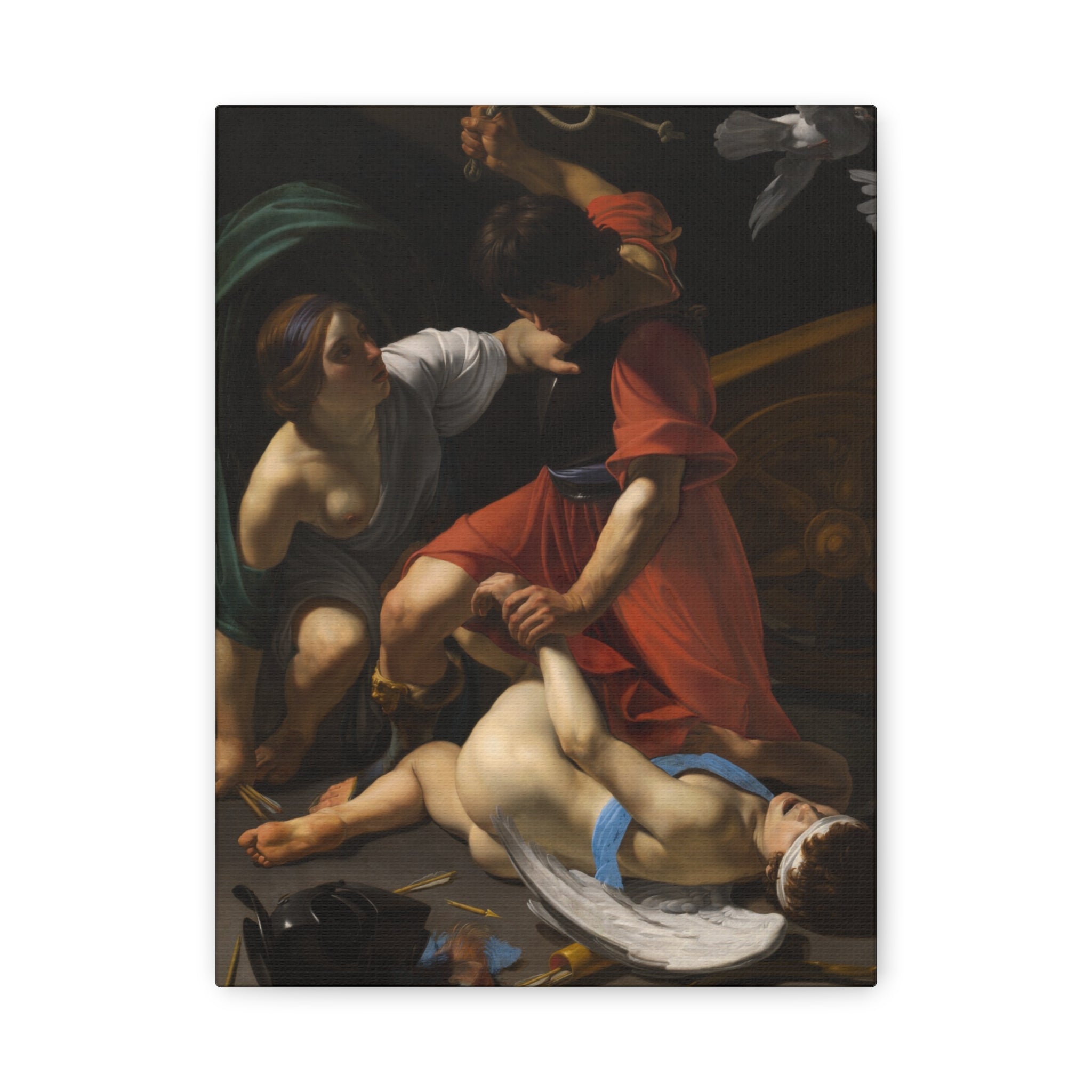 canvas-print-cupid-chastised-bartolomeo-manfredi-1613-matte-canvas-wall-art-stretched-1-25-inch-classic-art-decor-artwork