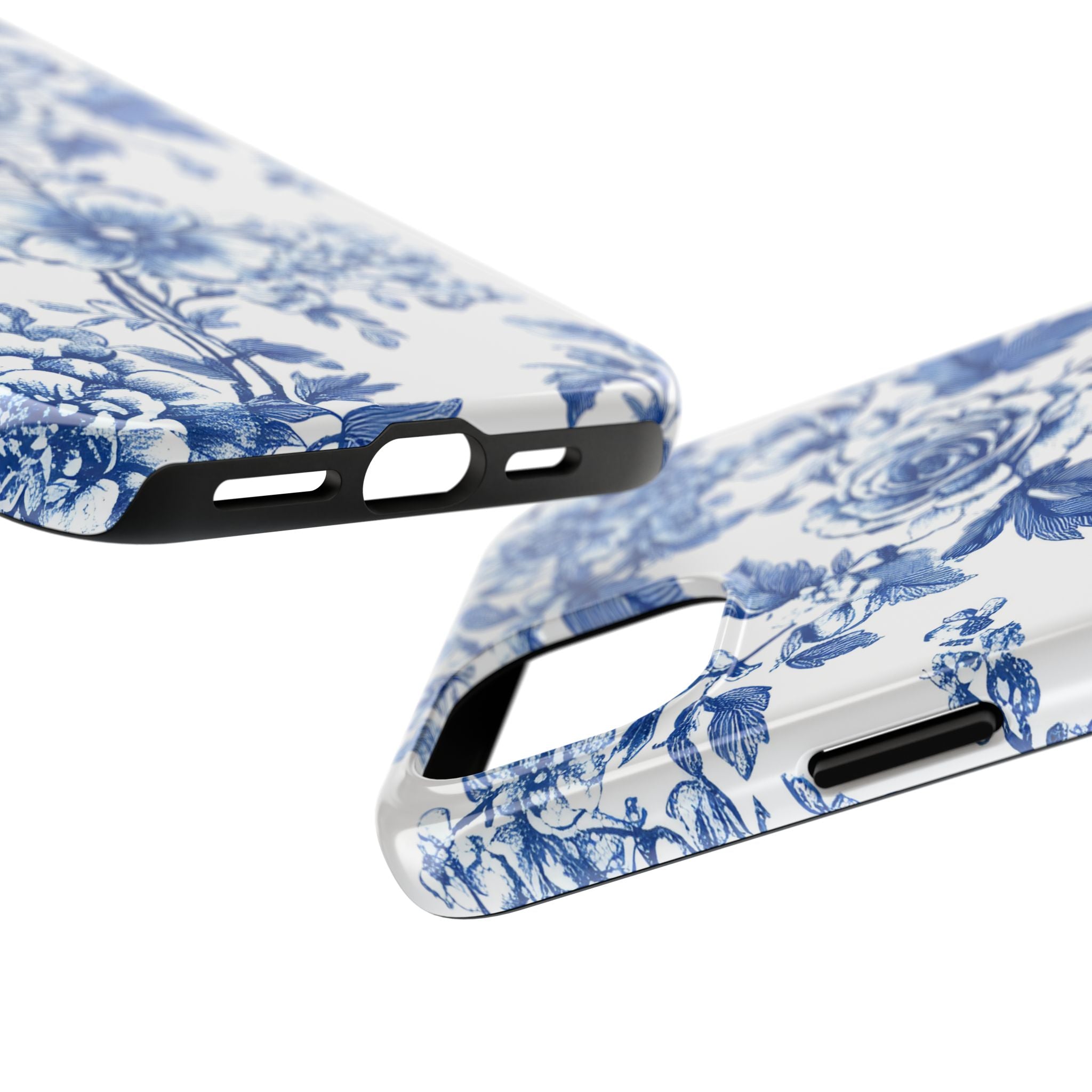 french-toile-floral-tough-iphone-case-blue-iphone-cover-protective-iphone-case-hard-shell-iphone-case-vintage-design-phone-ca