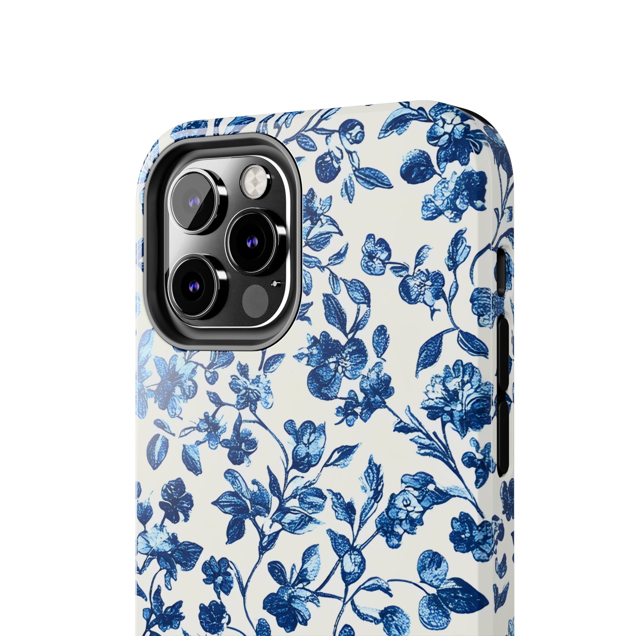 french-toile-floral-tough-phone-case-blue-phone-cover-protective-iphone-case-hard-shell-cellphone-case-vintage-design-phone-c