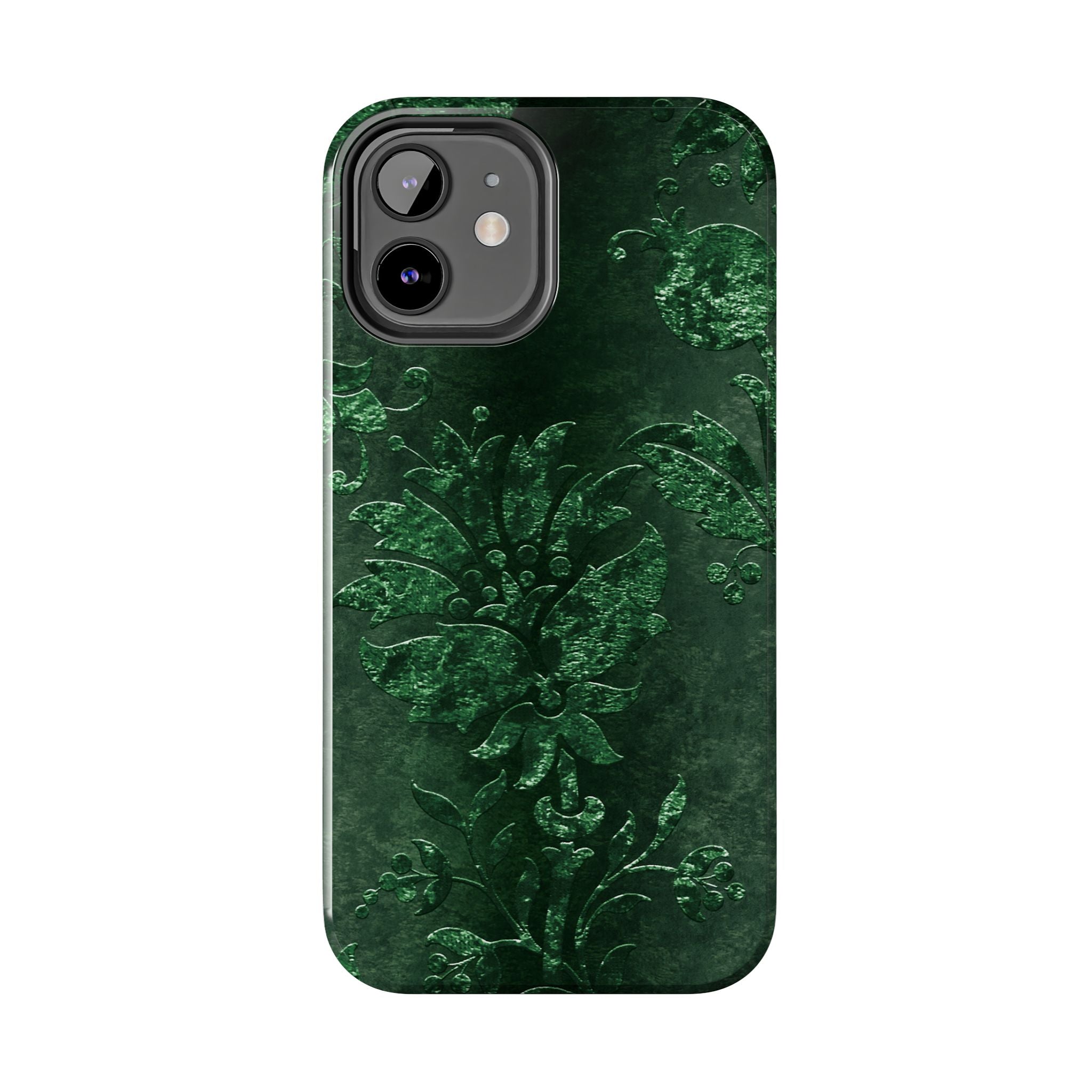 embossed-emerald-velvet-tough-iphone-case-protective-iphone-cover-heavy-duty-iphone-case-rugged-phone-case-durable-smartphone