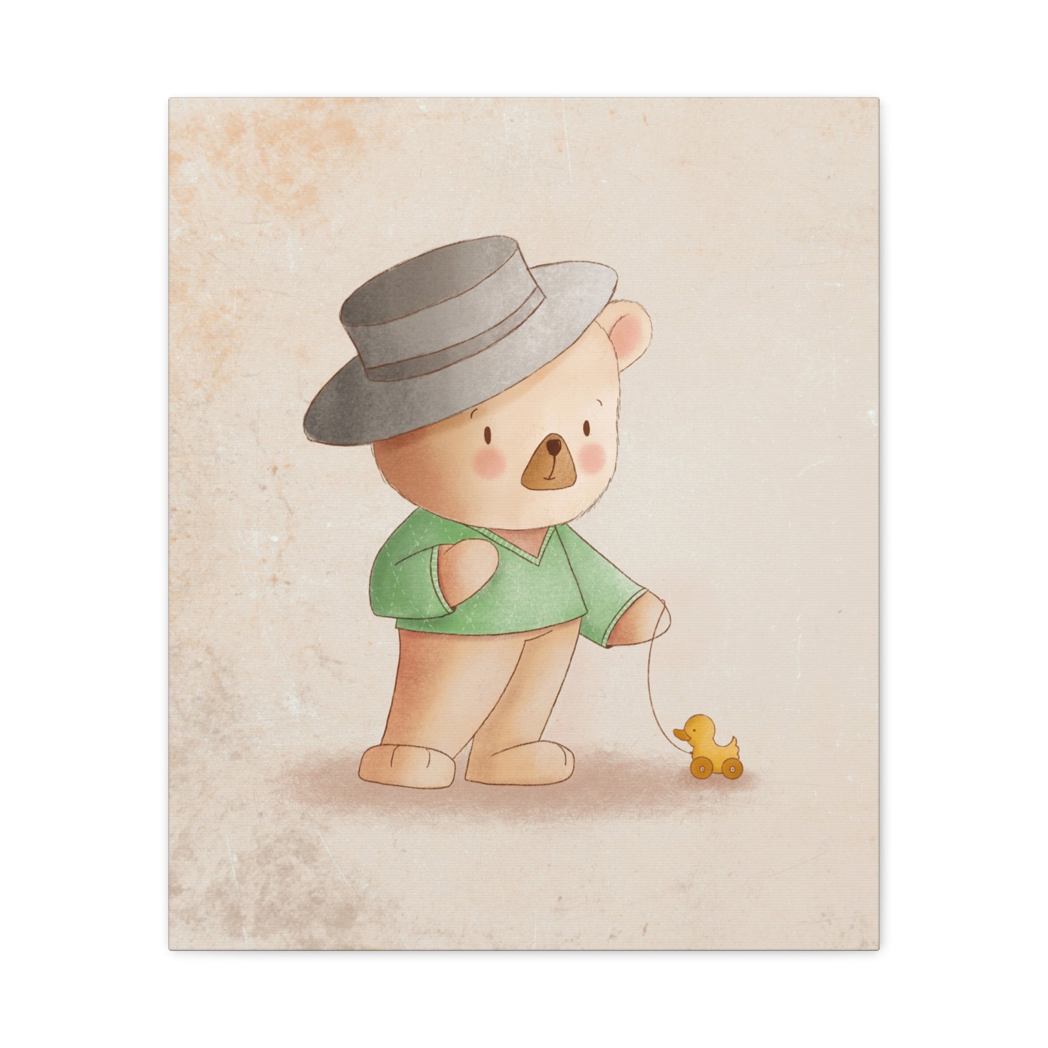 canvas-wall-art-cute-bear-nursery-decor-baby-bear-print-stretched-canvas-nursery-art-cute-bear-decoration-baby-nursery-cute-a