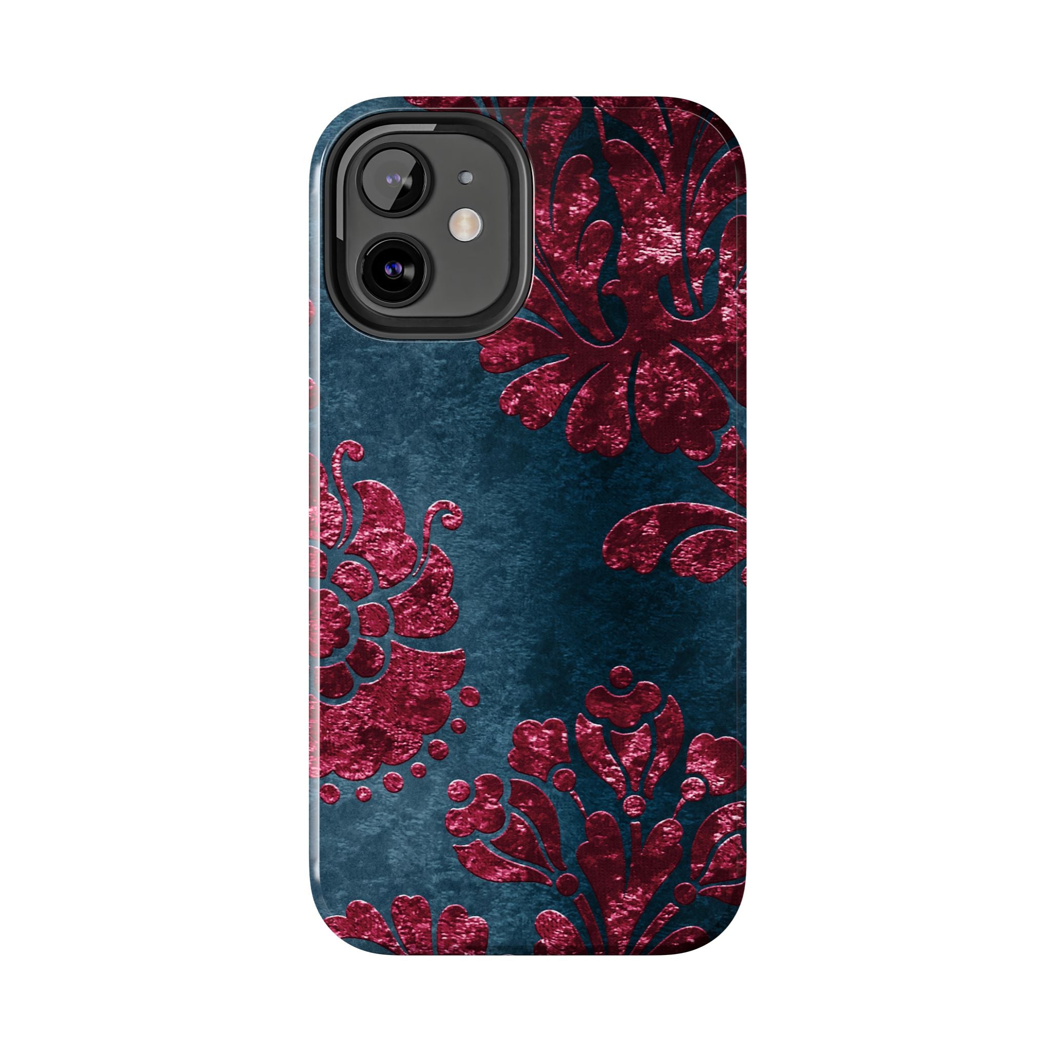 embossed-burgundy-velvet-tough-iphone-case-protective-iphone-cover-heavy-duty-iphone-case-rugged-phone-case-durable-smartphon