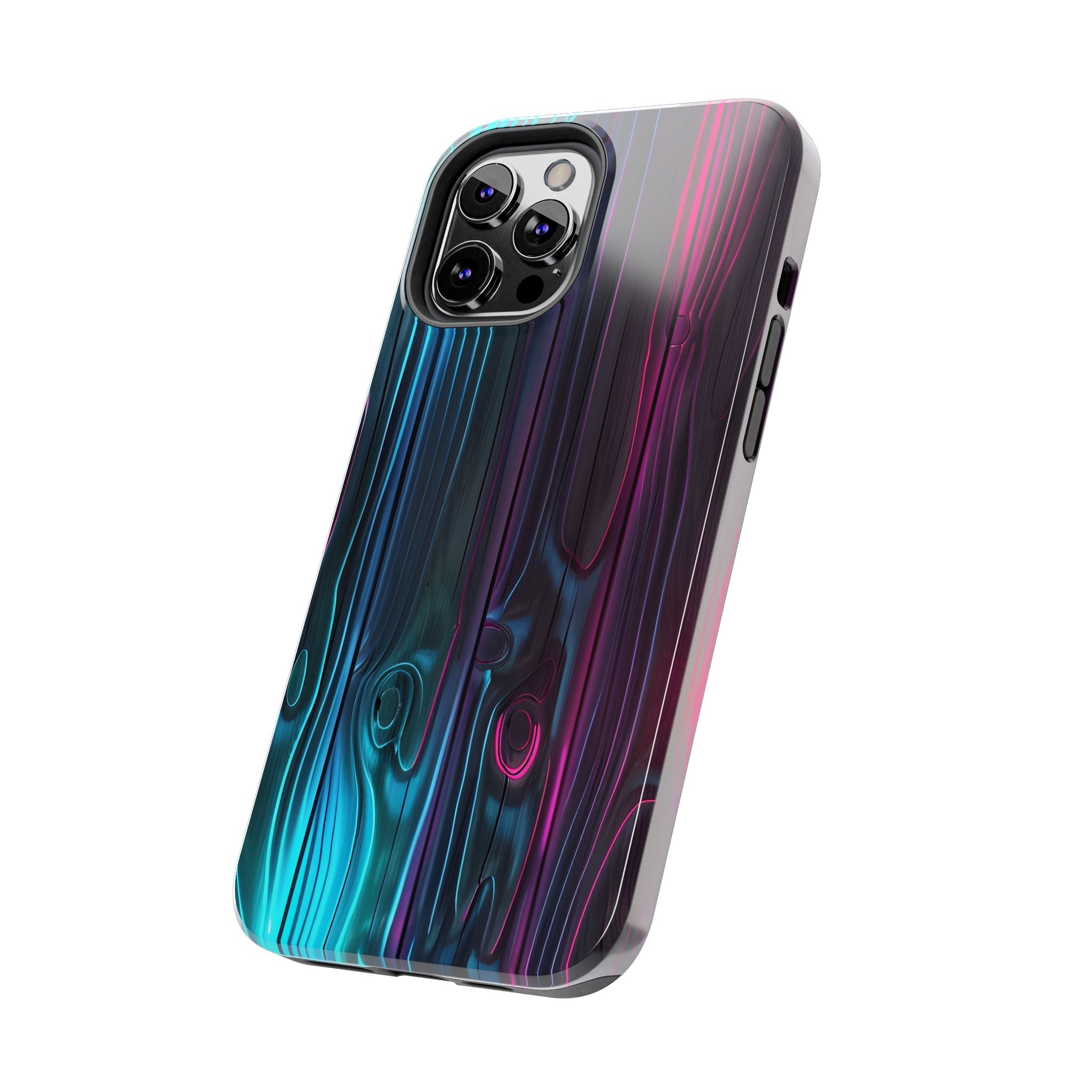 disco-neon-tough-iphone-cases-wood-grain-texture-iphone-case-cover-protective-iphone-shell-unique-iphone-accessories-iphone-1