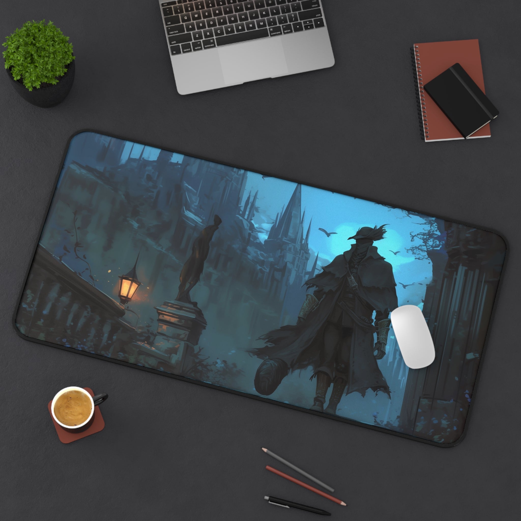 bloodborne-the-hunter-mouse-pad-scenery-night-desk-pad-blood-moon-large-gaming-desk-mat-fantasy-prot