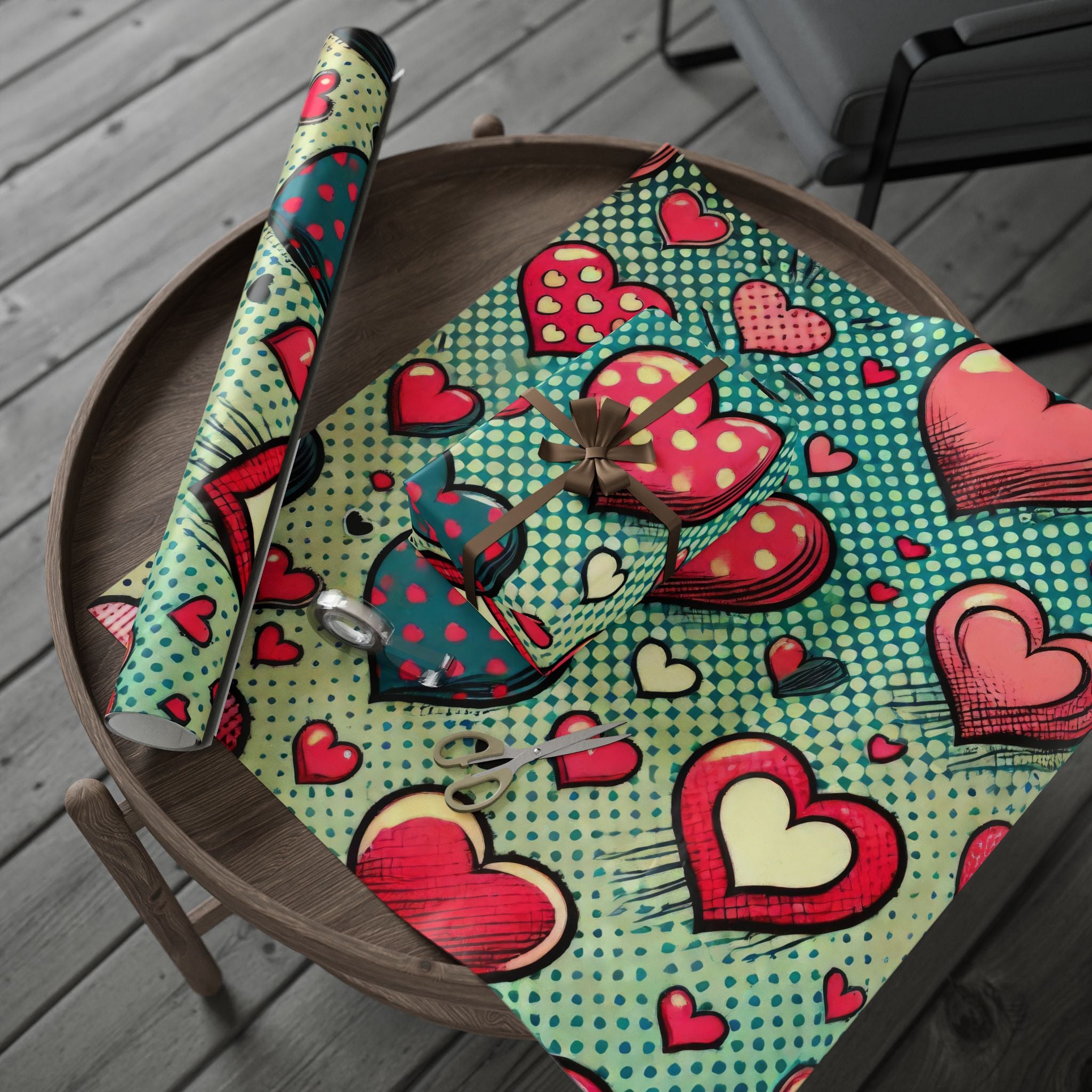 valentines-day-pop-art-gift-wrapping-papers-v-day-gift-wrap-roll-heart-love-pattern-romantic-present-packaging-anniversary-bi