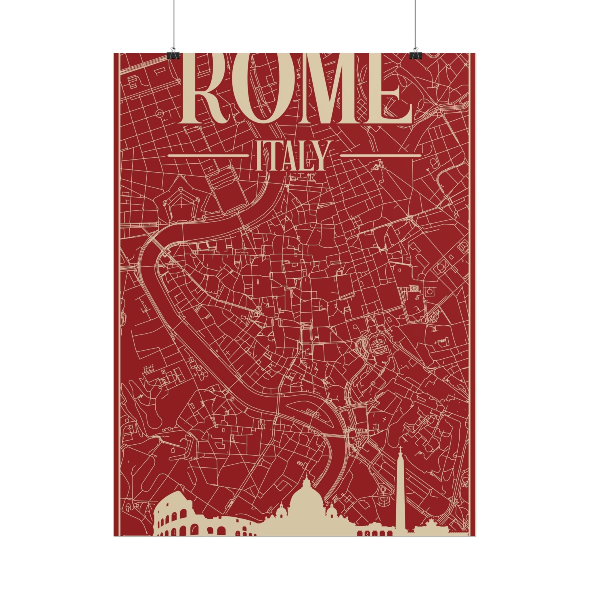 rome-italy-travel-poster-rolled-posters-for-home-decor-wall-art-print-italian-cityscape-wall-hanging