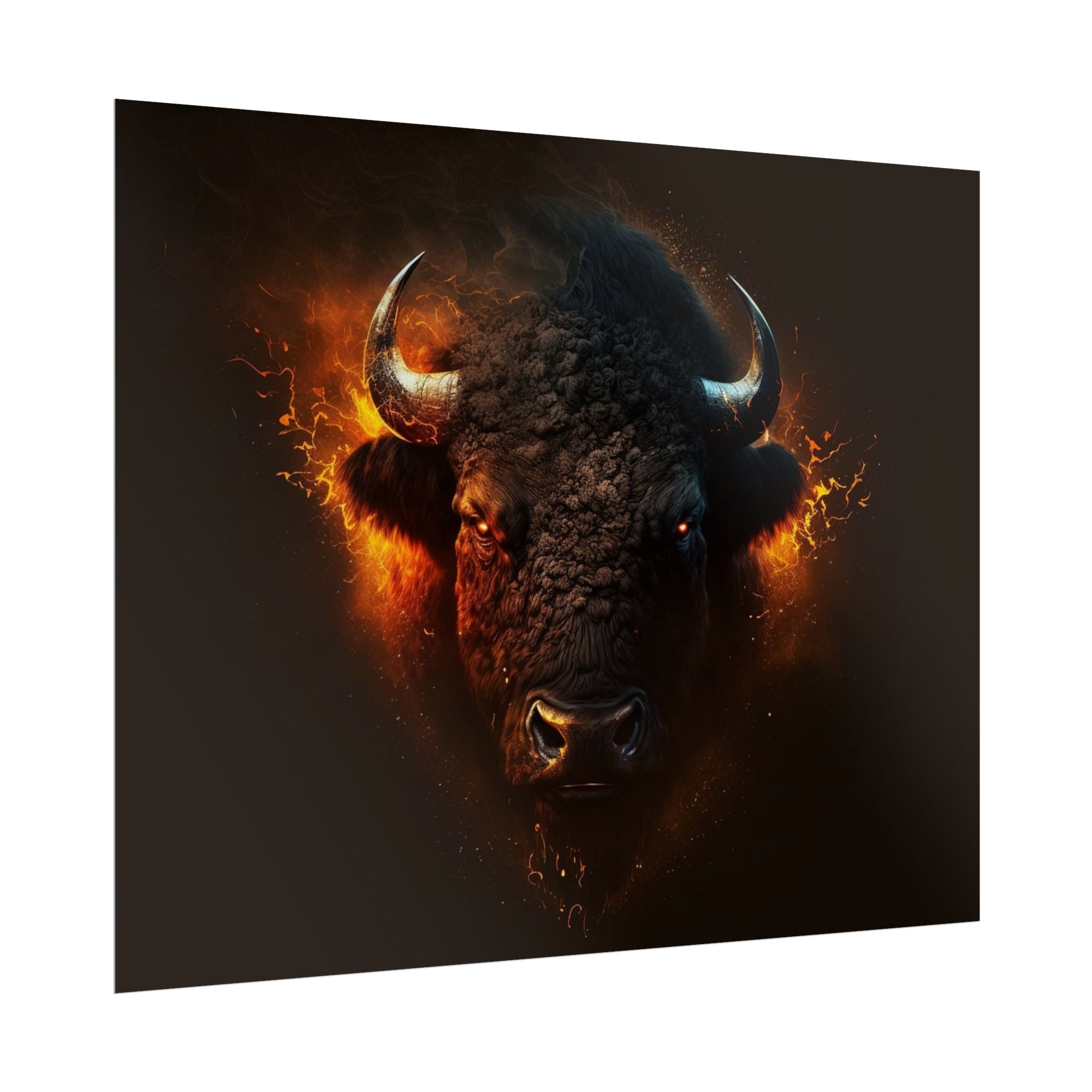 bison-art-poster-wall-decor-buffalo-gift-wildlife-home-decoration-western-bison-wall-art-nature-lover-gift-farm-house-wall-de