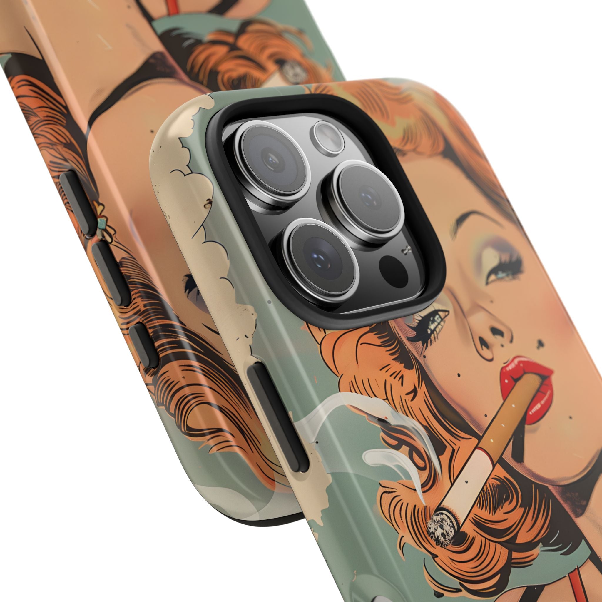 tough-phone-cases-vintage-pin-up-girl-iphone-cover-strong-phone-protector-retro-pinup-design-protective-smartphone-case