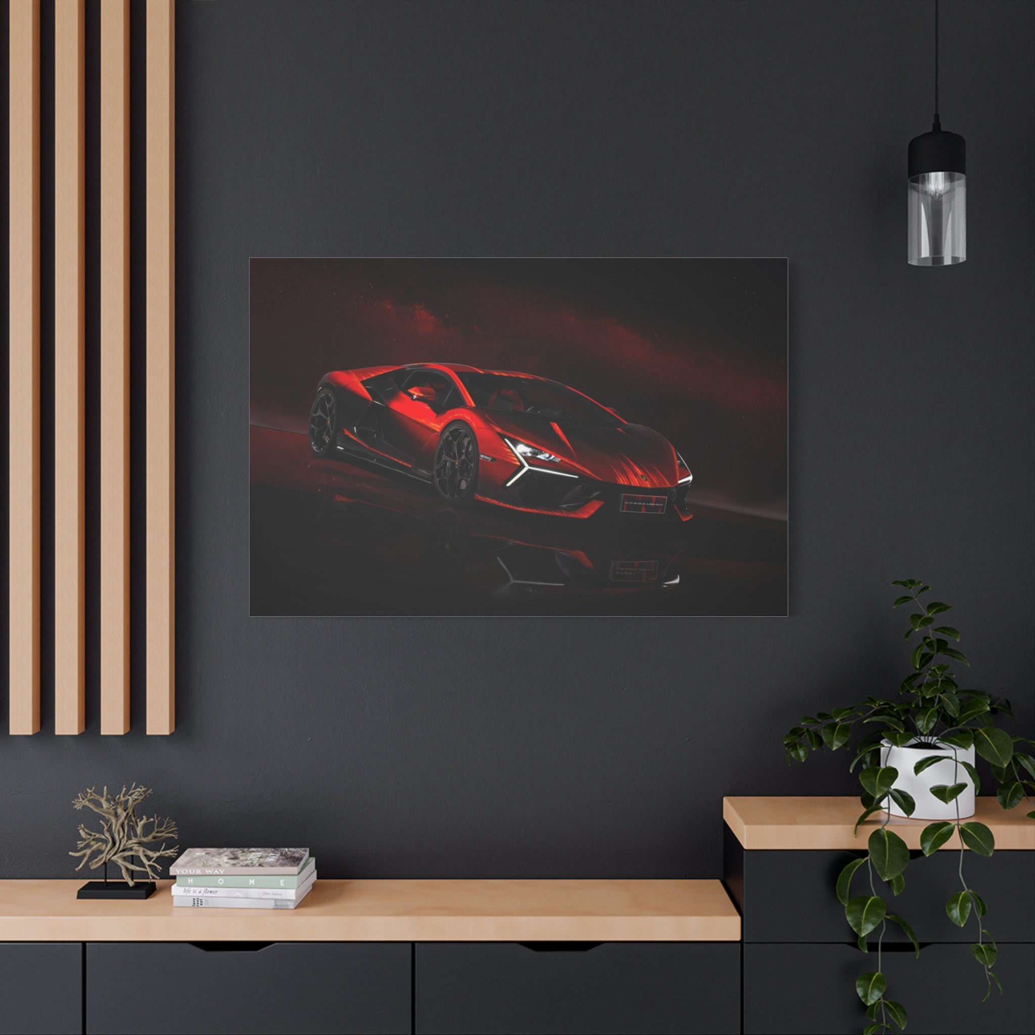 canvas-print-red-lamborghini-matte-finish-super-cars-stretched-wall-art-luxury-car-decor-gift-for-car-enthusiasts-home-office