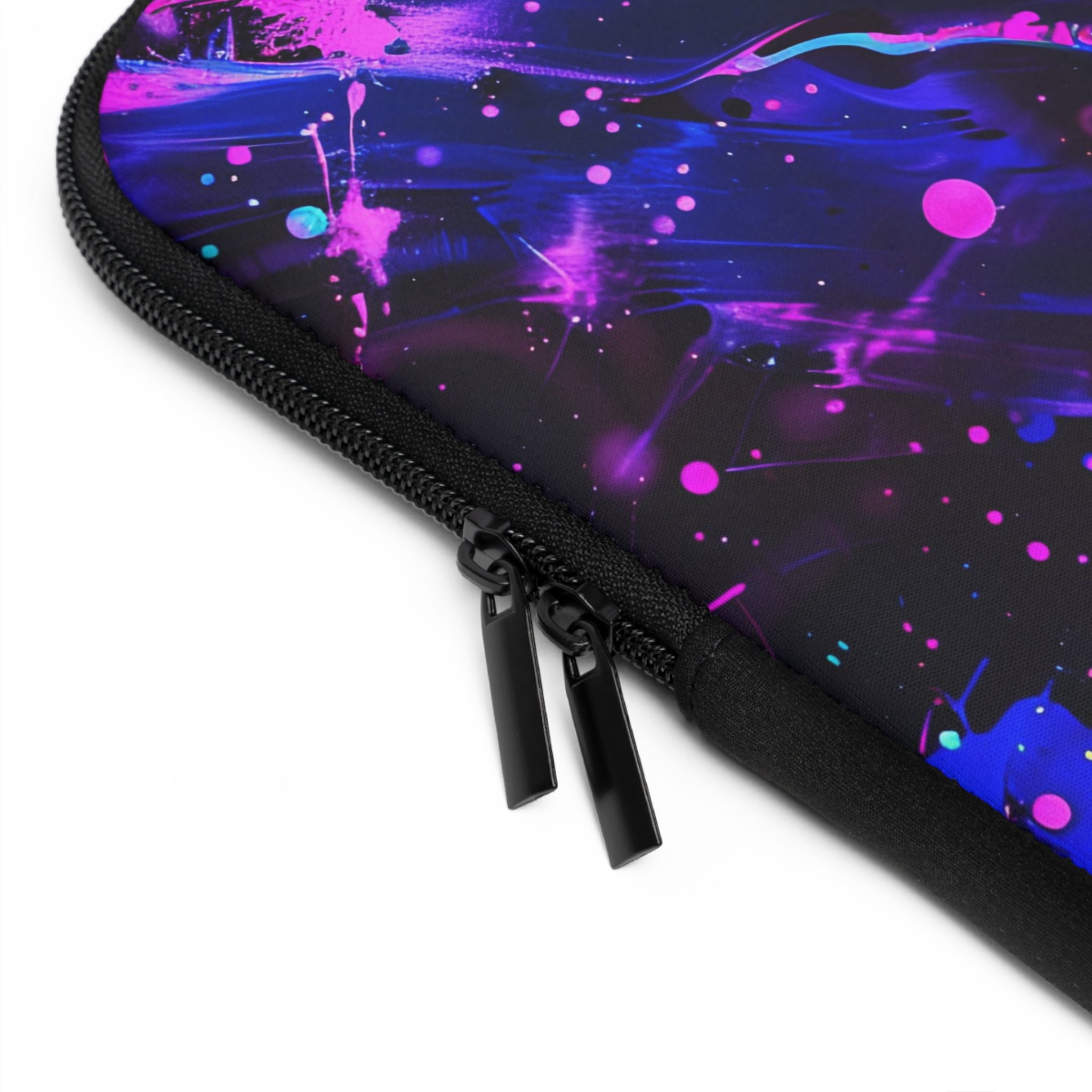 neon-abstract-paint-splatter-laptop-sleeve-navy-macbook-air-sleeve-unique-tech-accessories-colorful-laptop-case-computer-cove