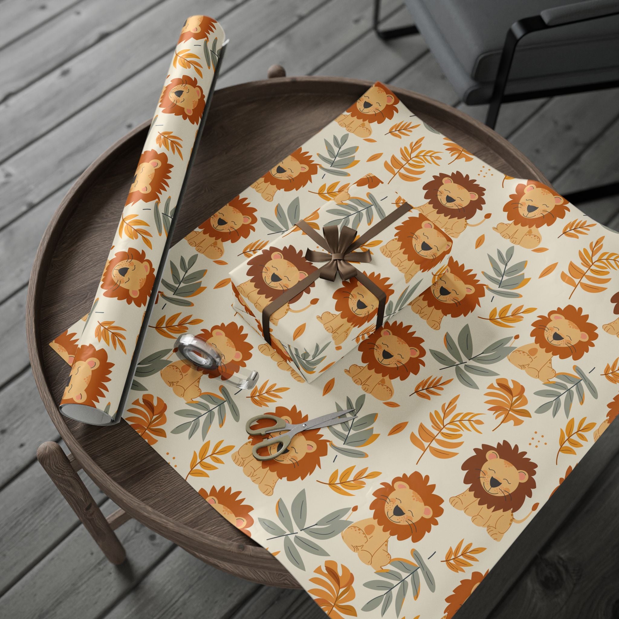 cut-lion-jungle-party-gift-wrap-paper-for-birthdays-and-holidays-30x72-inch-fun-wrapping-sheets-baby-gift-wrap-celebratory-1