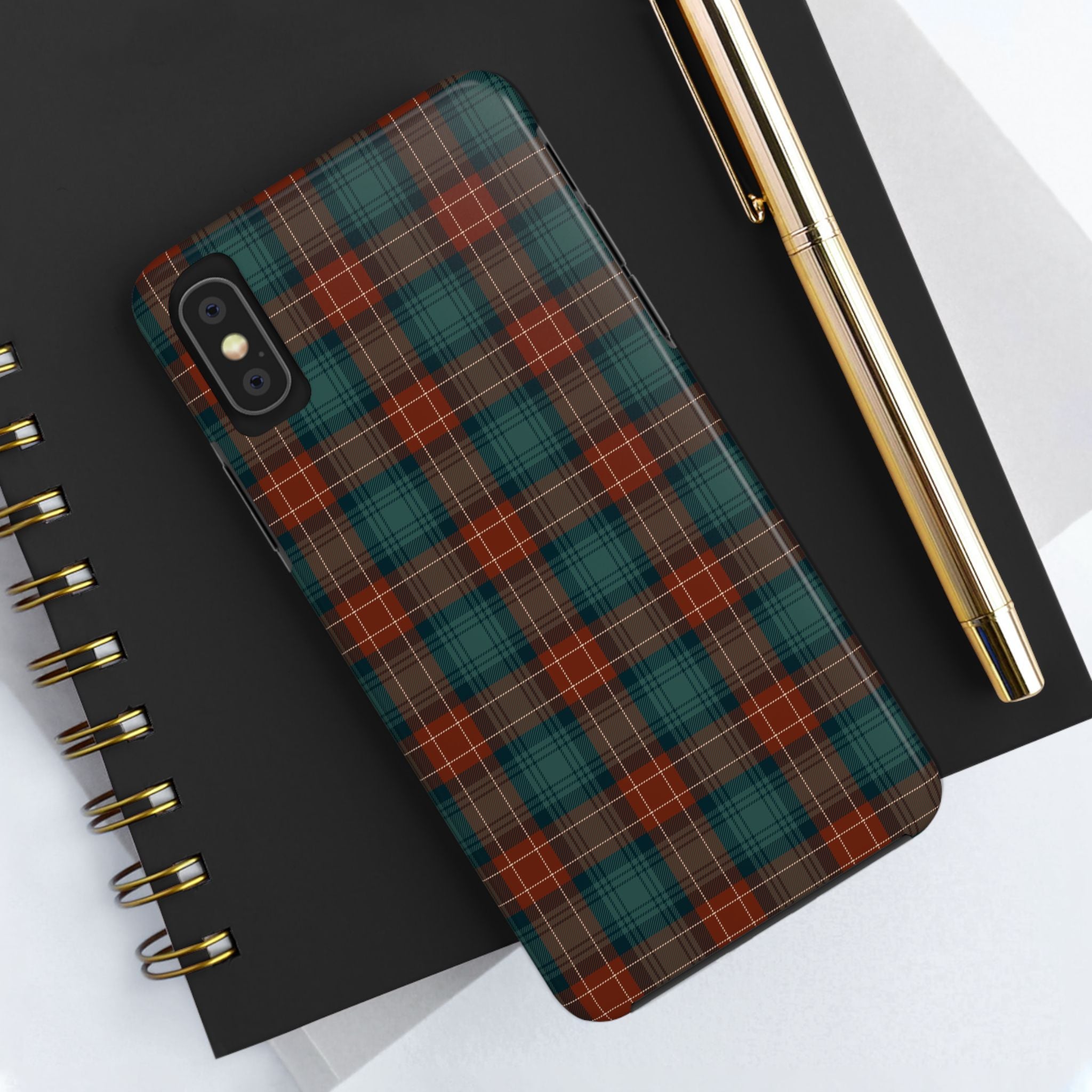 green-and-red-scottish-tartan-plaid-iphone-case-durable-tough-case-iphone-15-16-pro-max-trendy-scottish-tartan-plaid-green-re