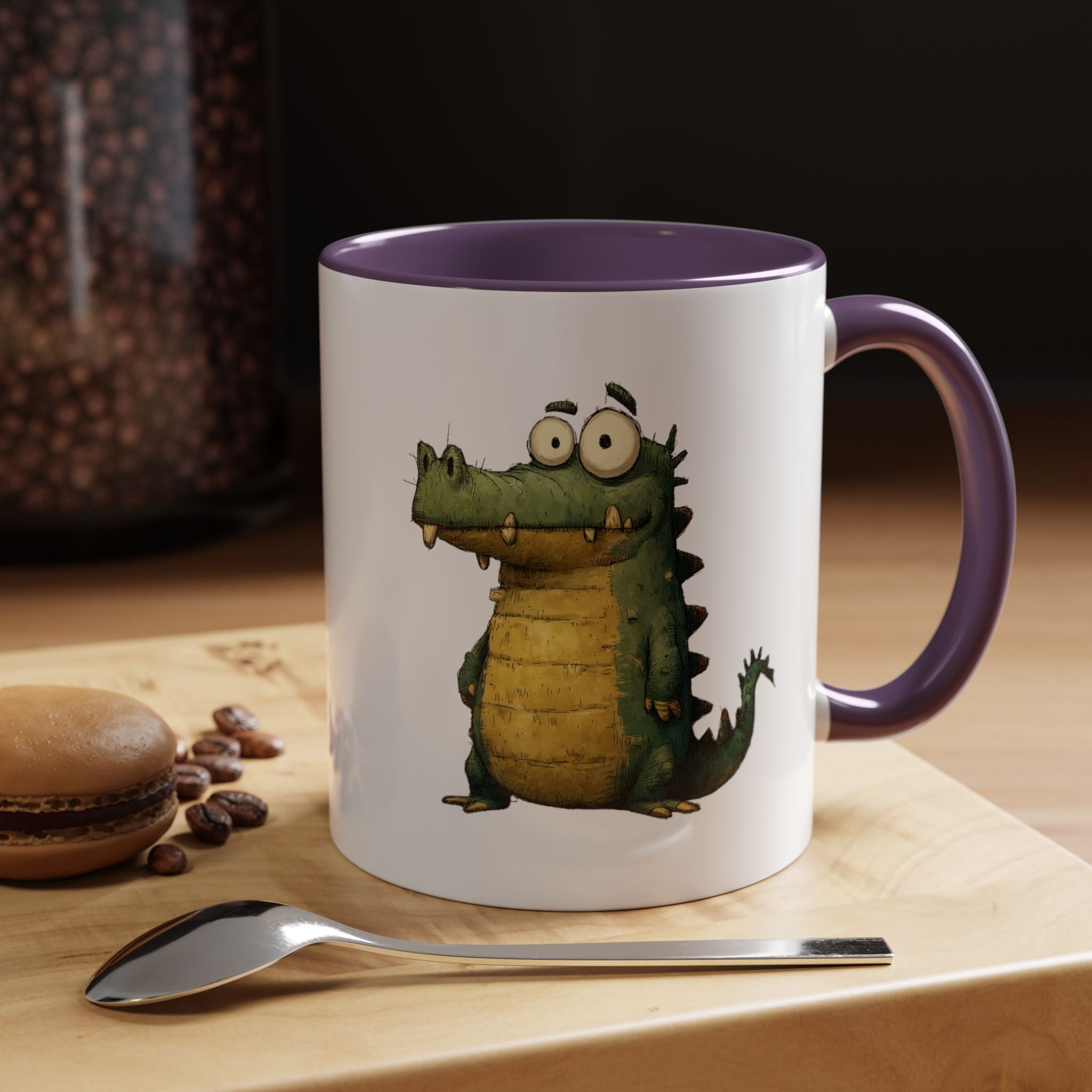 Funny Alligator Accent Coffee Mug | Cute Animal Mug for Nature Lovers, Ideal Gift for Birthdays, Holidays, Home Decor
