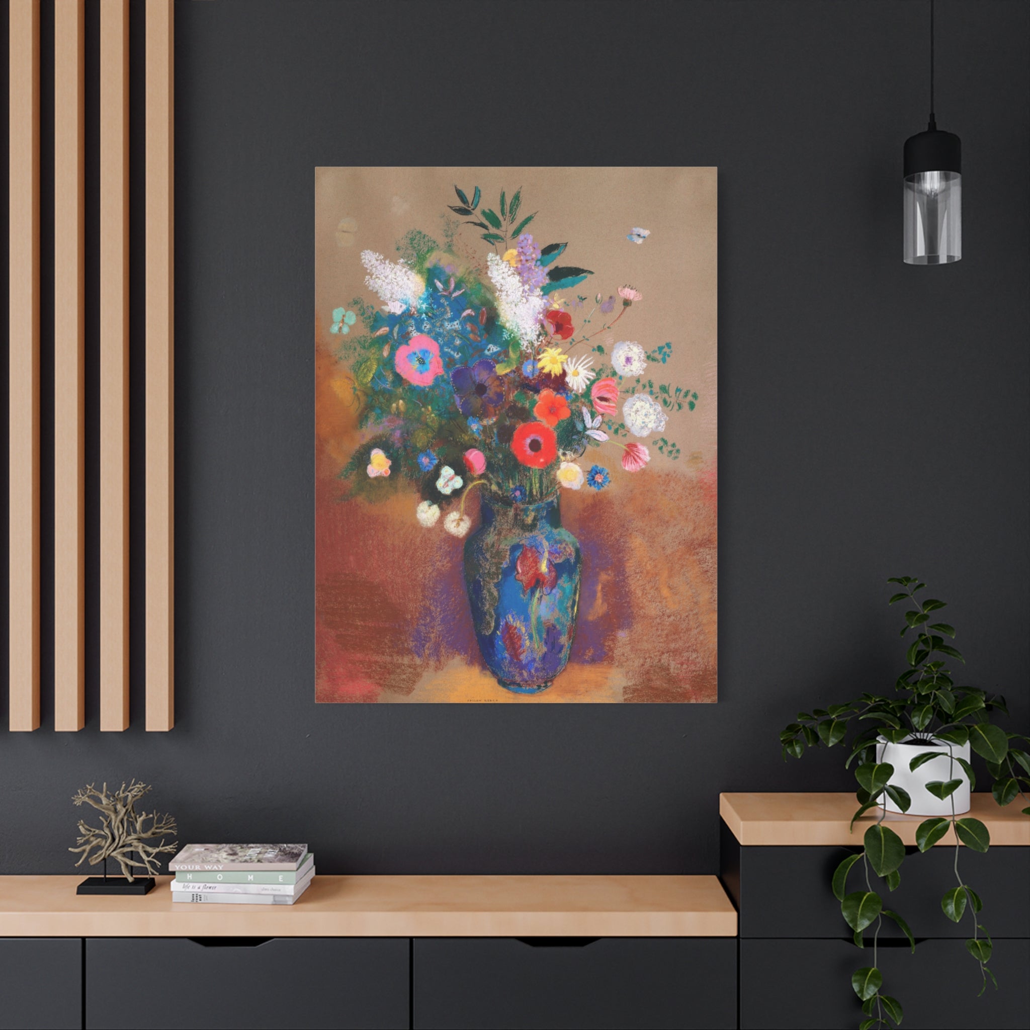 canvas-print-wall-art-odilon-redon-bouquet-of-flowers-home-decor-living-room-stretched-matte-floral-canvas-art-housewarming-g