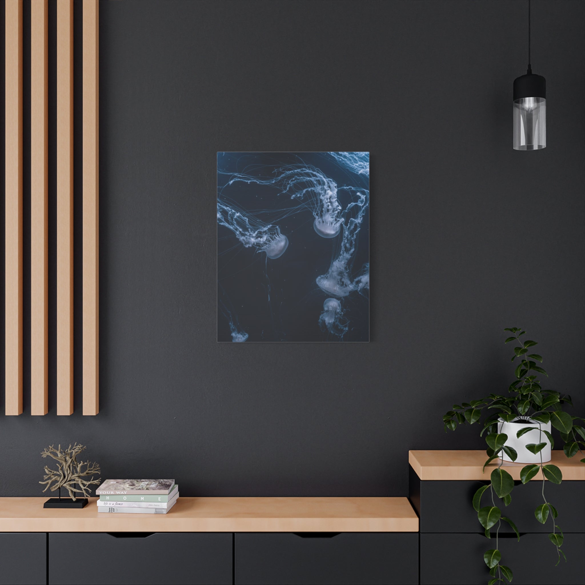 canvas-print-jellyfish-wall-art-wall-hanging-matte-canvas-ocean-life-deep-ocean-decor-home-decor-housewarming-gift
