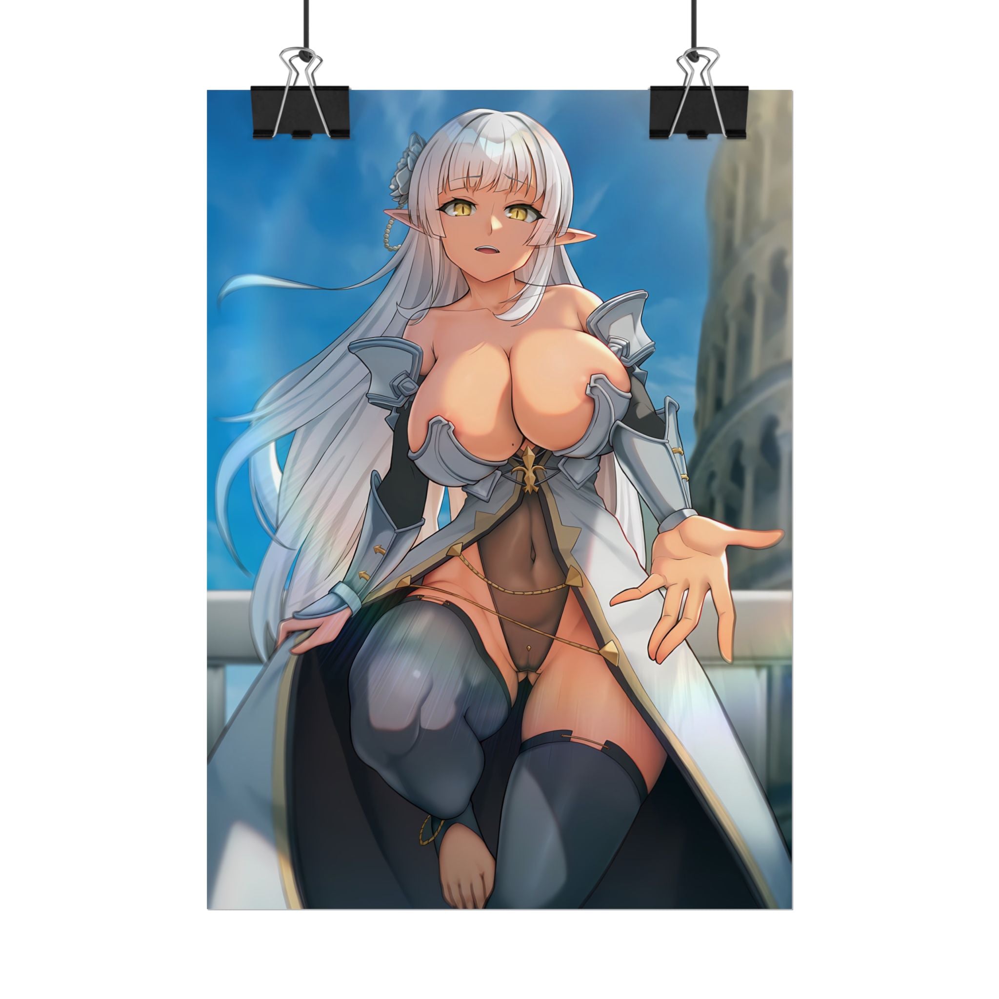 anime-elf-girl-rolled-posters-fantasy-art-print-wall-decor-poster-artwork-bedroom-decoration-gift-for-anime-lovers-anime-post