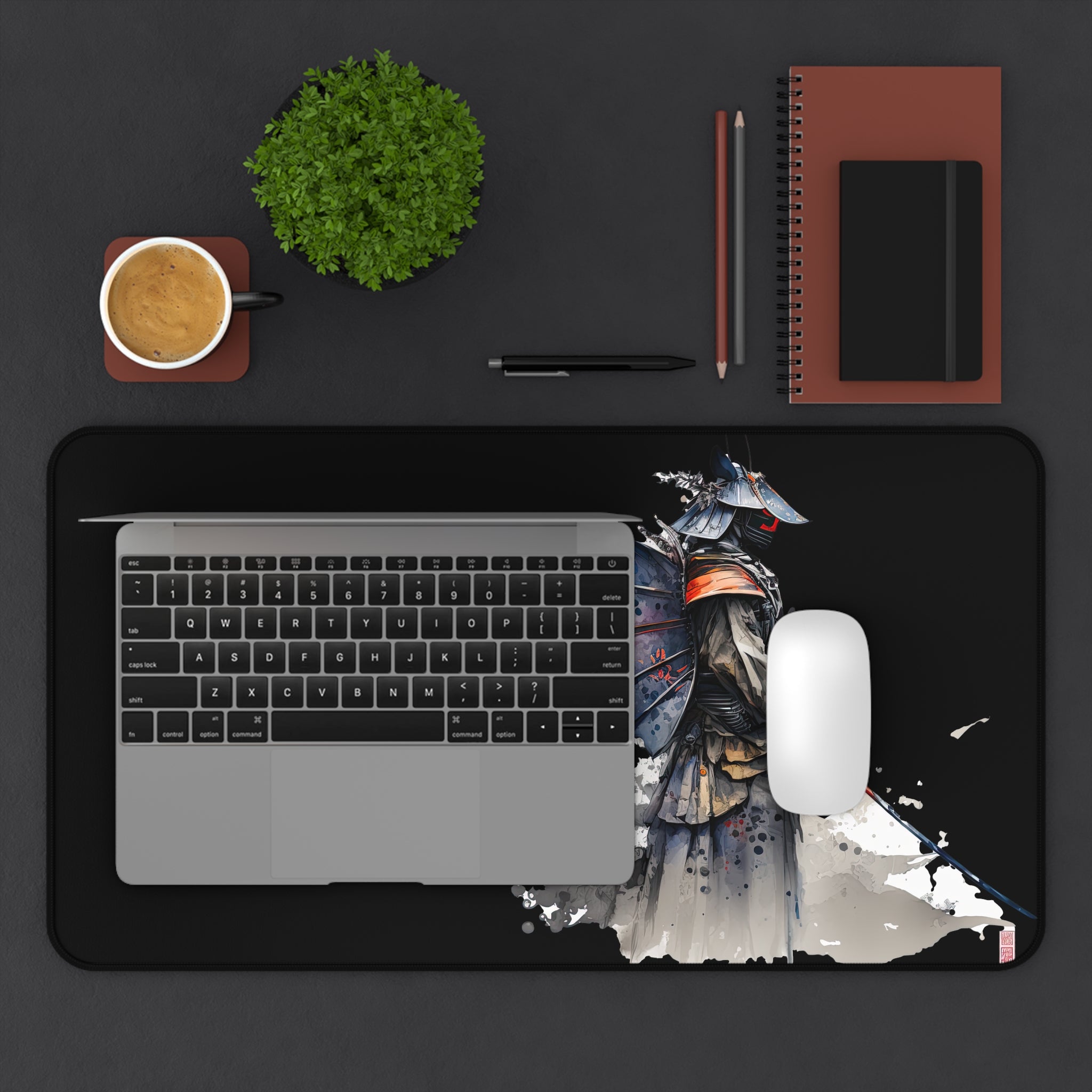 japanese-samurai-watercolor-mousepad-desk-mat-desk-pad-for-home-office-grey-large-gaming-work-desk-large-keyboard-mat-gift-fo