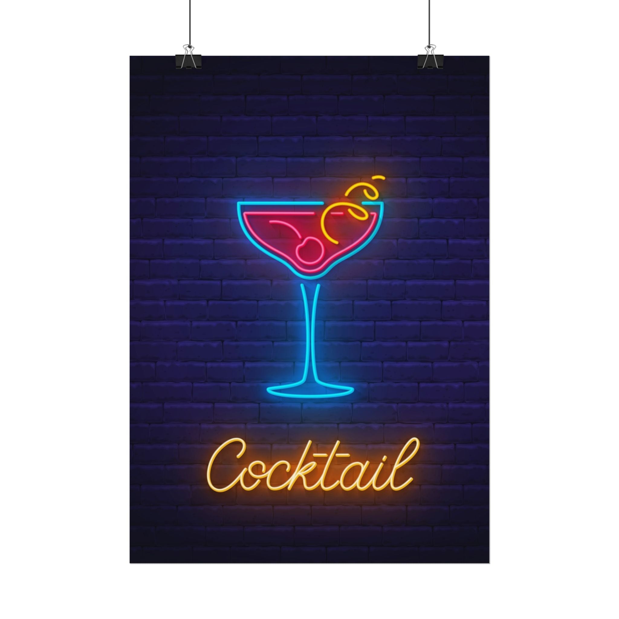 cocktail-neon-martini-poster-wall-art-decor-large-poster-artwork-cocktail-print-bar-decor-kitchen-wall-art