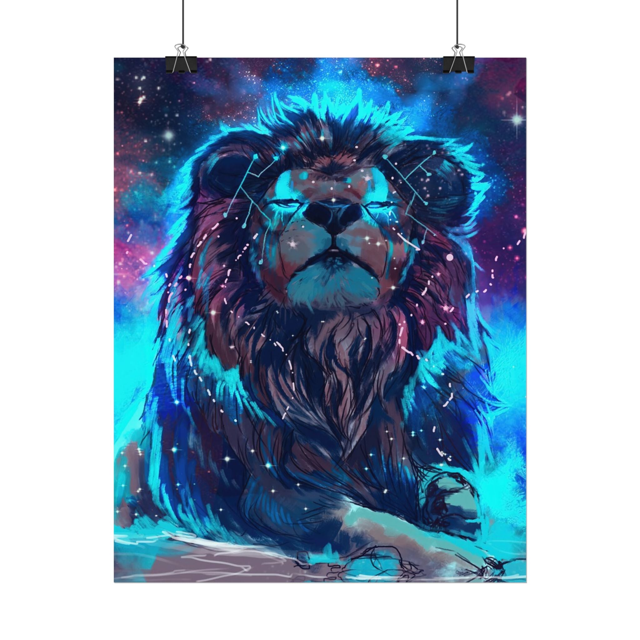 poster-print-lion-wall-art-fantasy-leon-living-room-decor-lion-wall-decor-lion-poster-jungle-animal-art-print-wildlife-safari