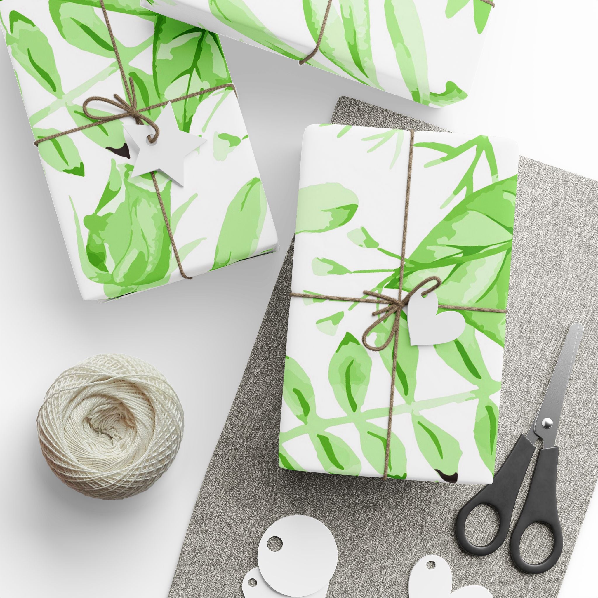 green-floral-watercolor-pattern-gift-wrapping-30-72-wrapping-papers-art-craft-supplies-packaging-holiday-gift-wrap-decorative
