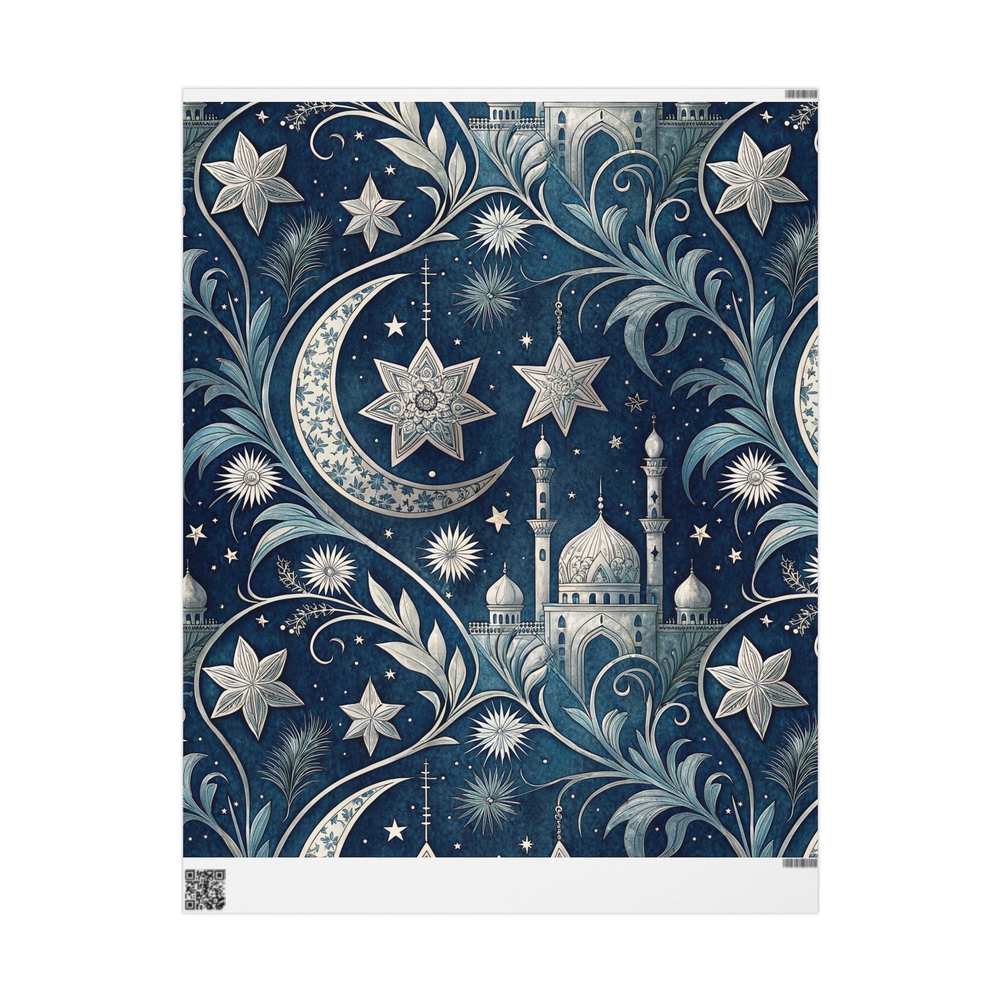 ramadan-night-wrapping-papers-islamic-celestial-gift-wrap-mosque-silhouette-eid-holiday-supplies-festive-present-packaging-re