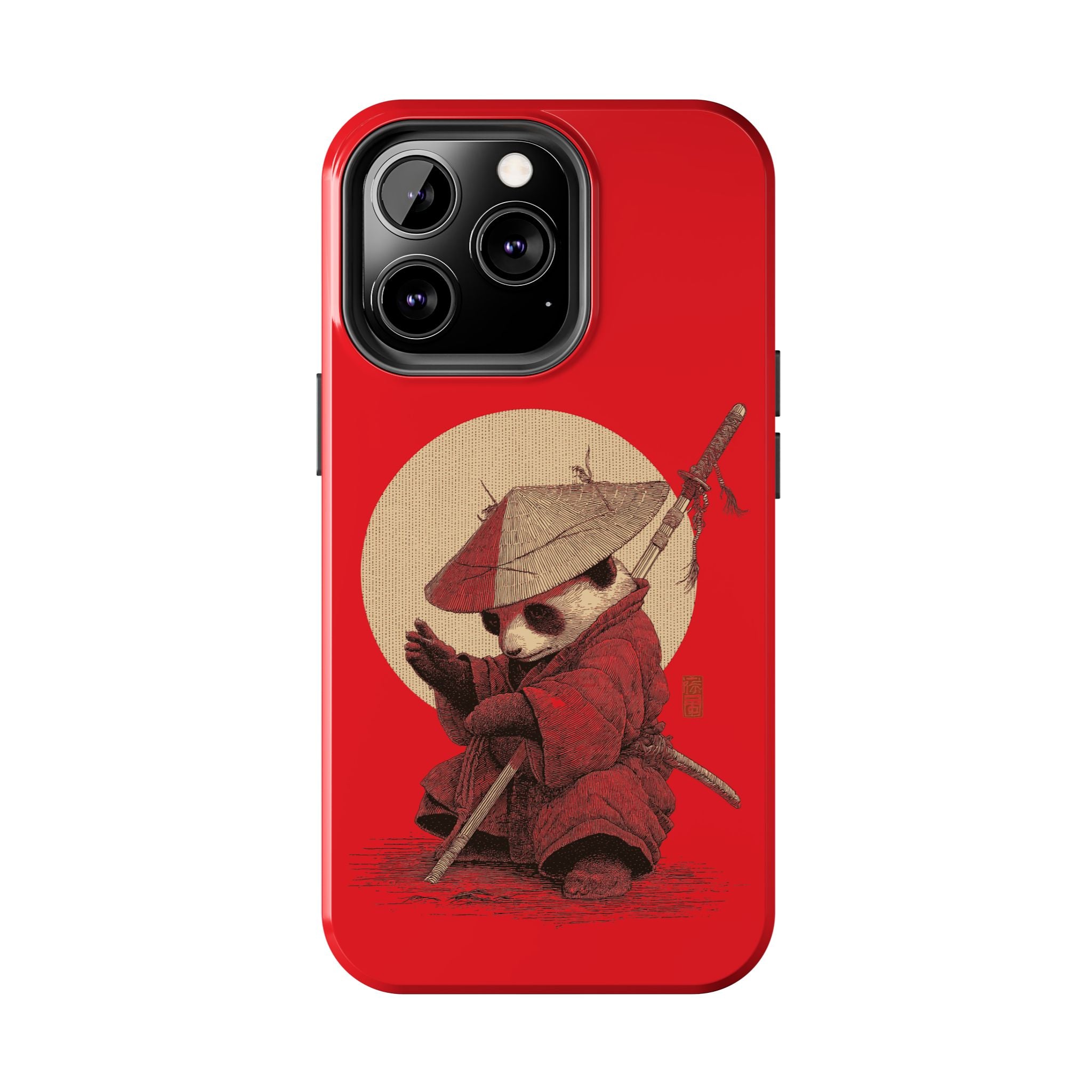japanese-samurai-panda-iphone-tough-case-kawaii-animal-phone-cover-protective-phone-cover-japandi-art-iphone-case