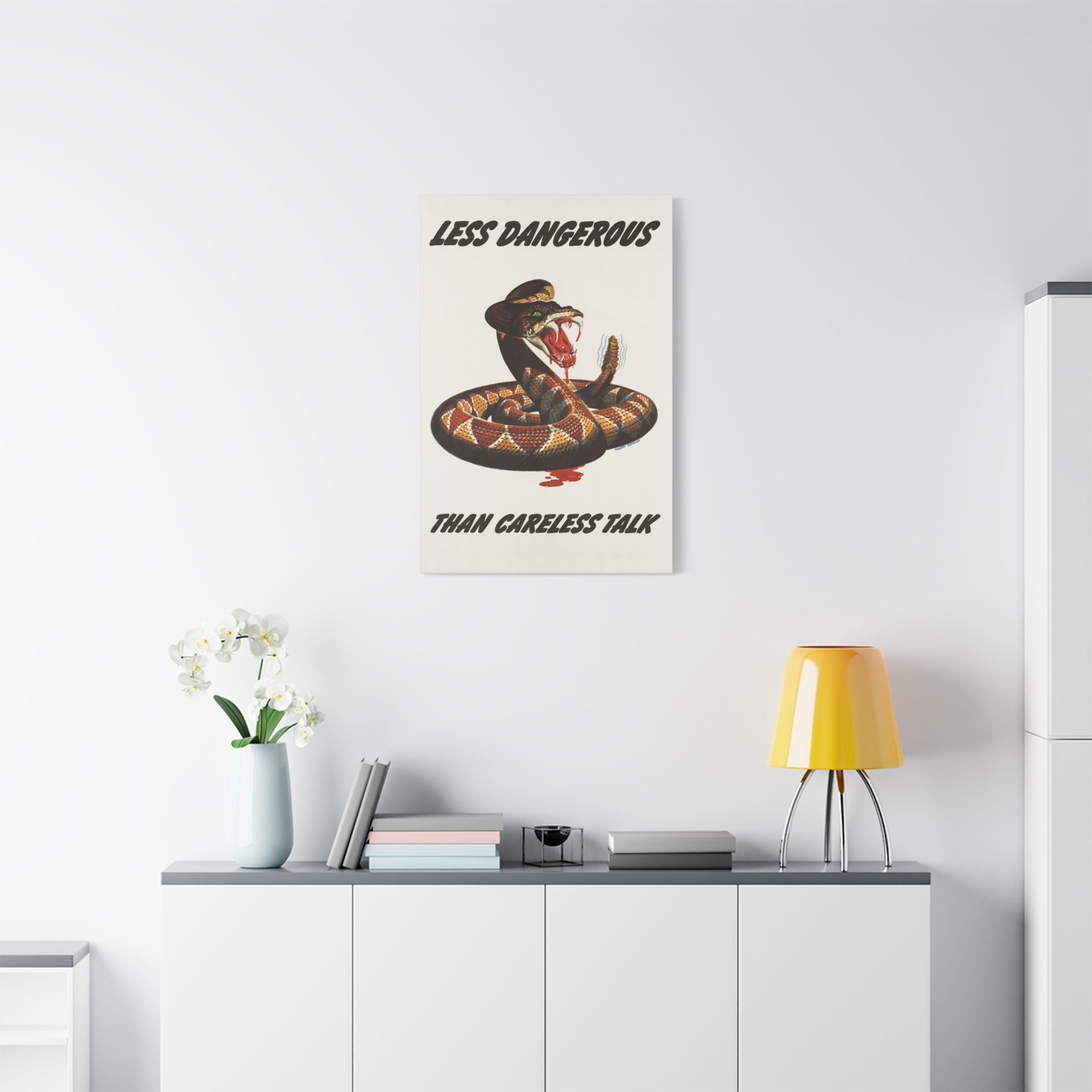 canvas-print-cobra-motivational-art-matte-finish-stretched-wall-art-less-dangerous-than-careless-talk-home-decor