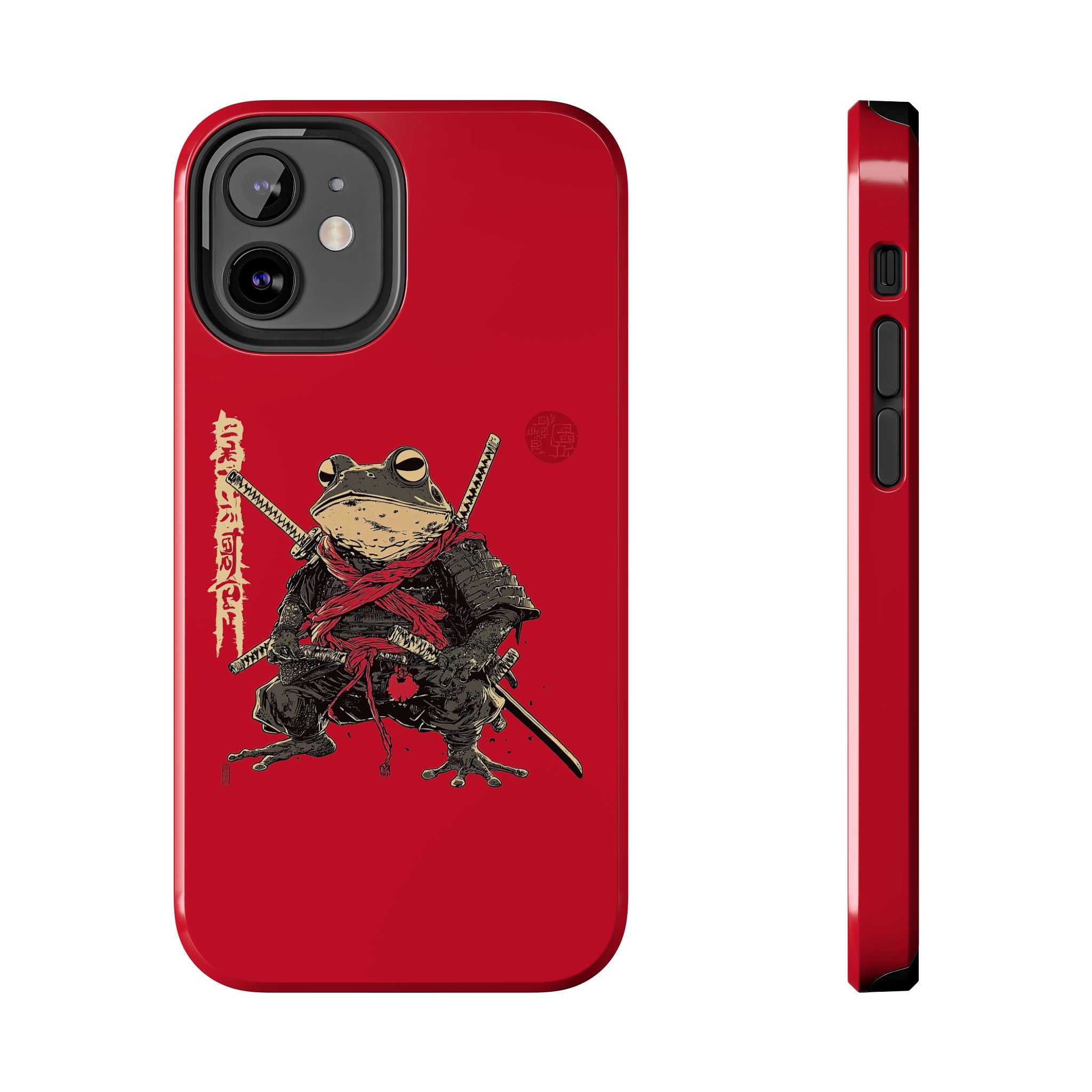 retro-vintage-ninja-frog-iphone-tough-case-red-sun-japanese-samurai-frog-design-stylish-tough-protector-red-iphone-case