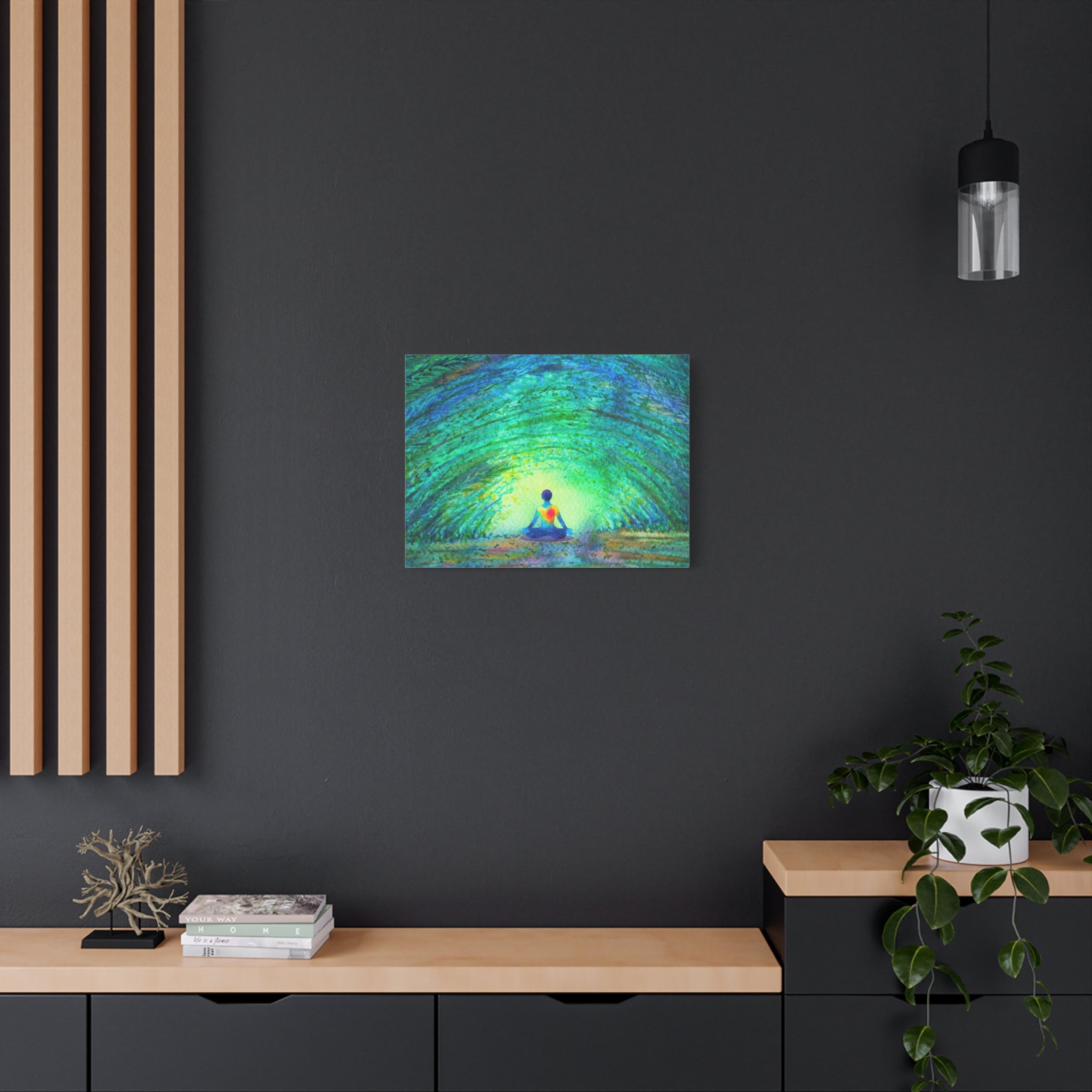 canvas-wall-art-yoga-nature-peace-home-decor-meditation-gift-mindfulness-painting-zen-retreat-print-living-room-decor