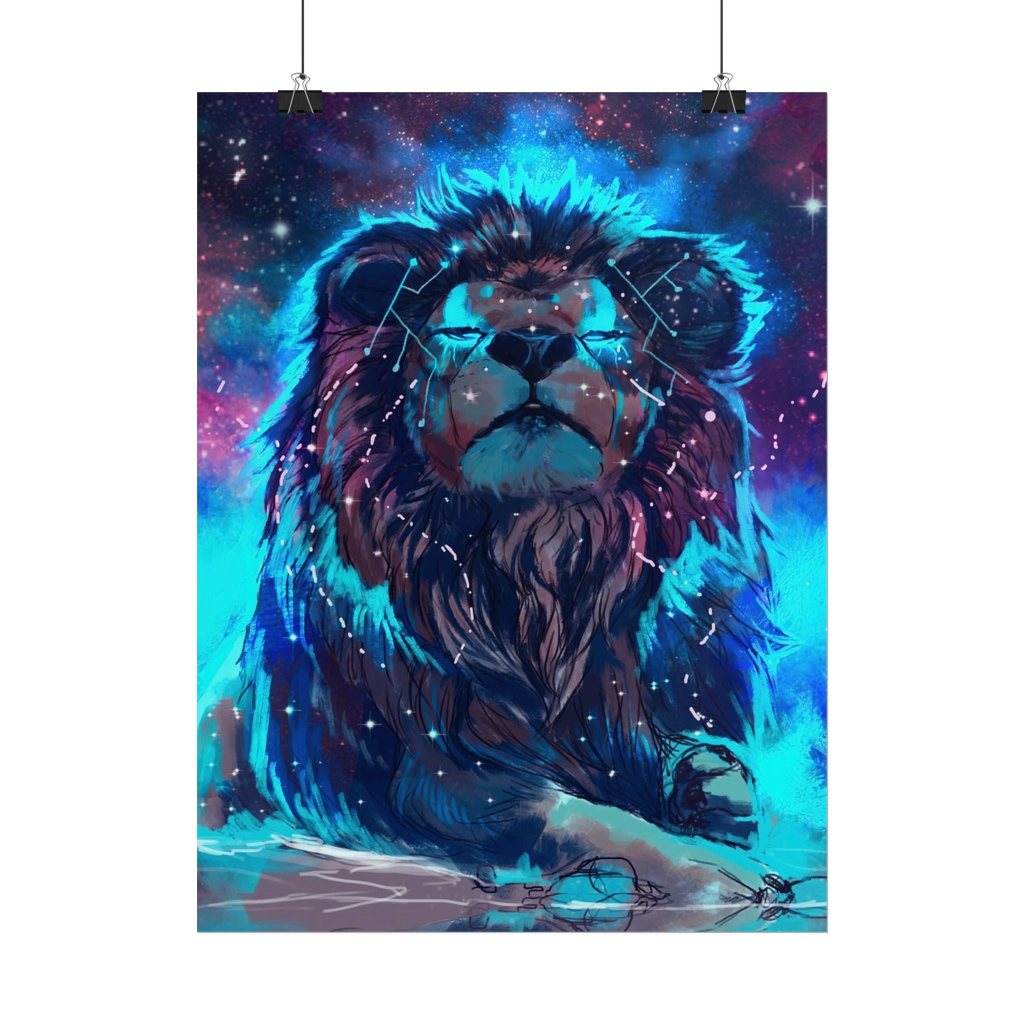poster-print-lion-wall-art-fantasy-leon-living-room-decor-lion-wall-decor-lion-poster-jungle-animal-art-print-wildlife-safari