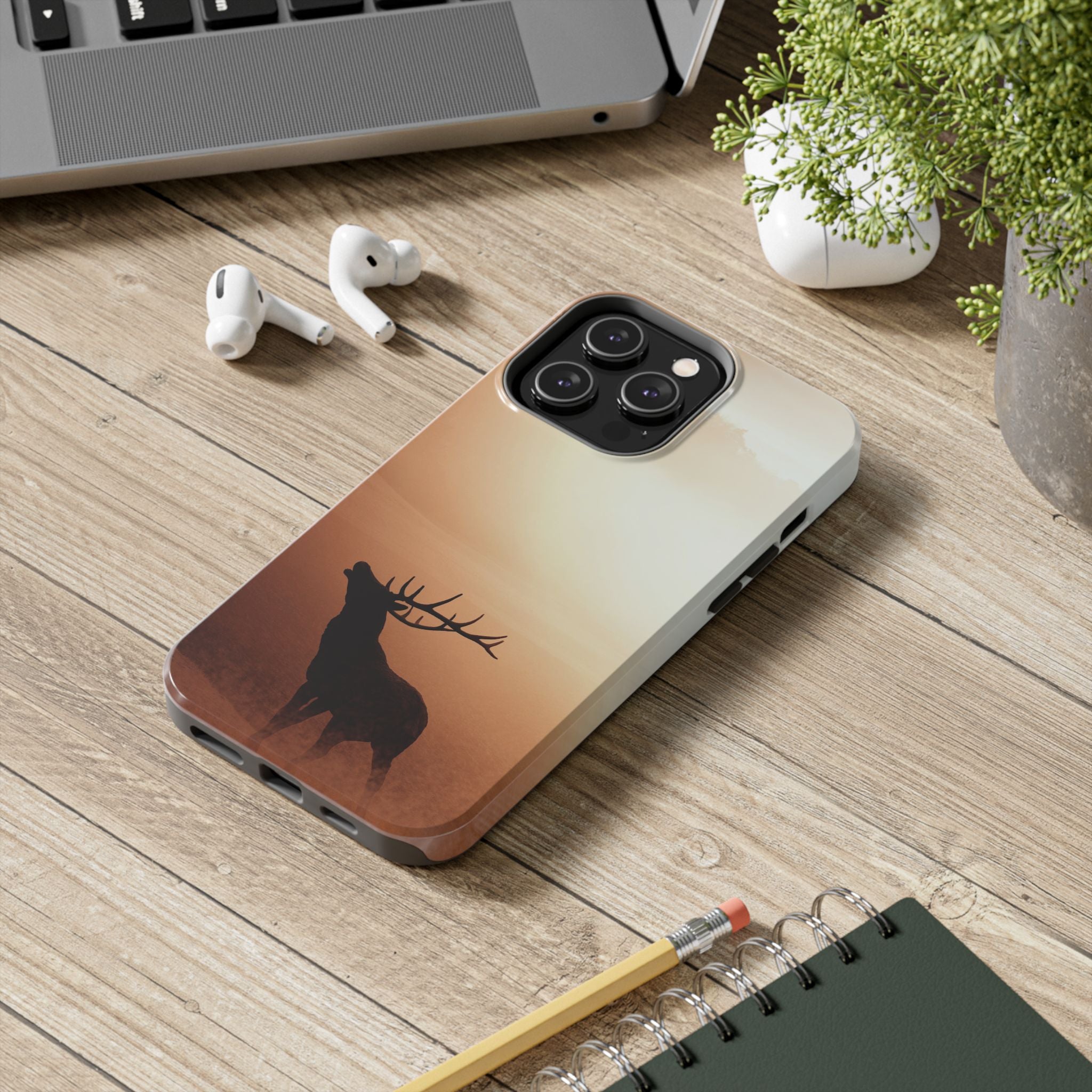 tough-phone-cases-elk-sunset-nature-design-iphone-protective-case-phone-cover-wildlife-lover-gift-outdoor-adventure-accessory