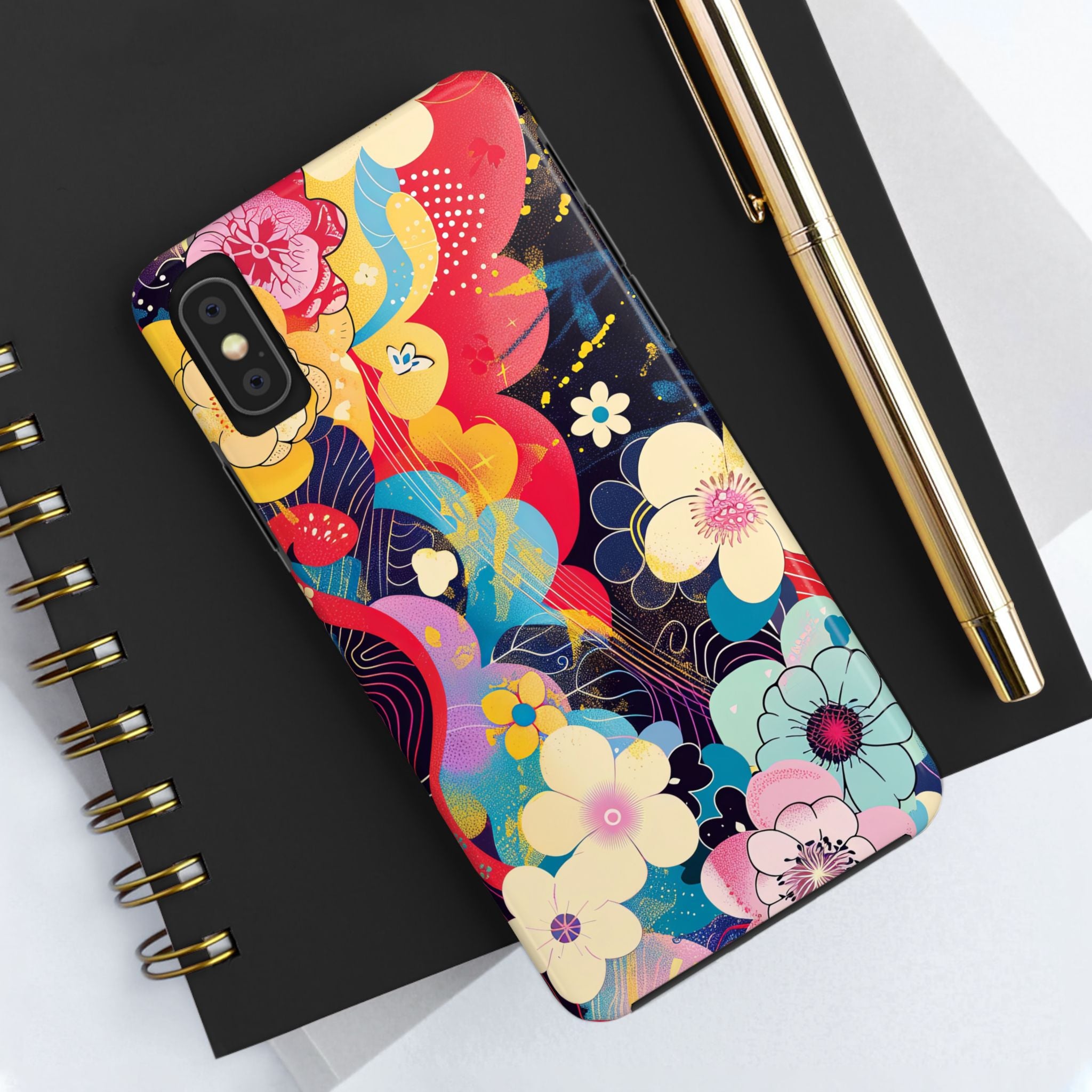 iphone-tough-case-retro-japanese-flowers-floral-phone-cover-vintage-japanese-style-protective-phone-case-asian-floral-design-