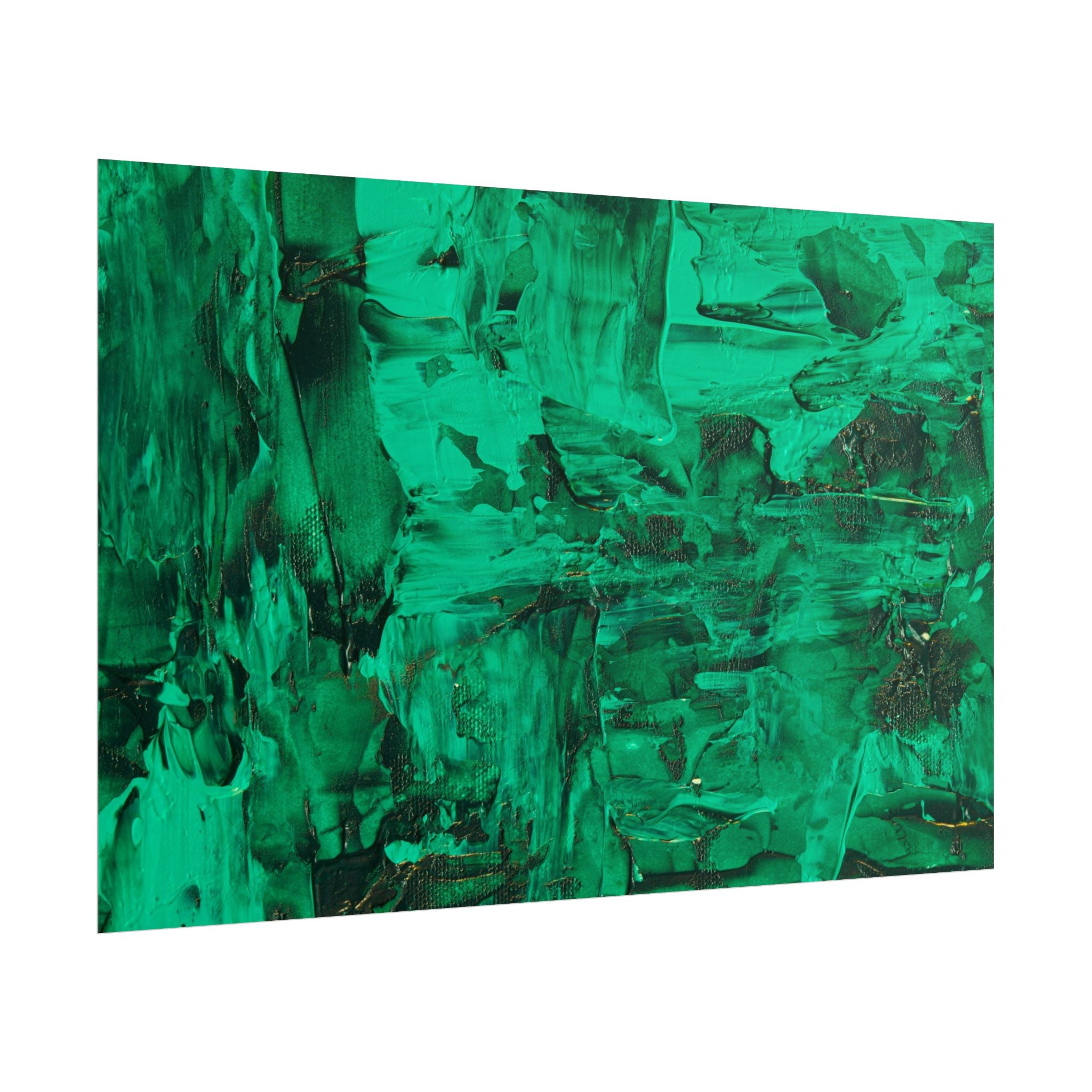 Abstract Green Poster Wall Art, Home Decor, Office Decor, Green Canvas Bedroom, Green Poster Print, Modern Art, Green Wall Decor