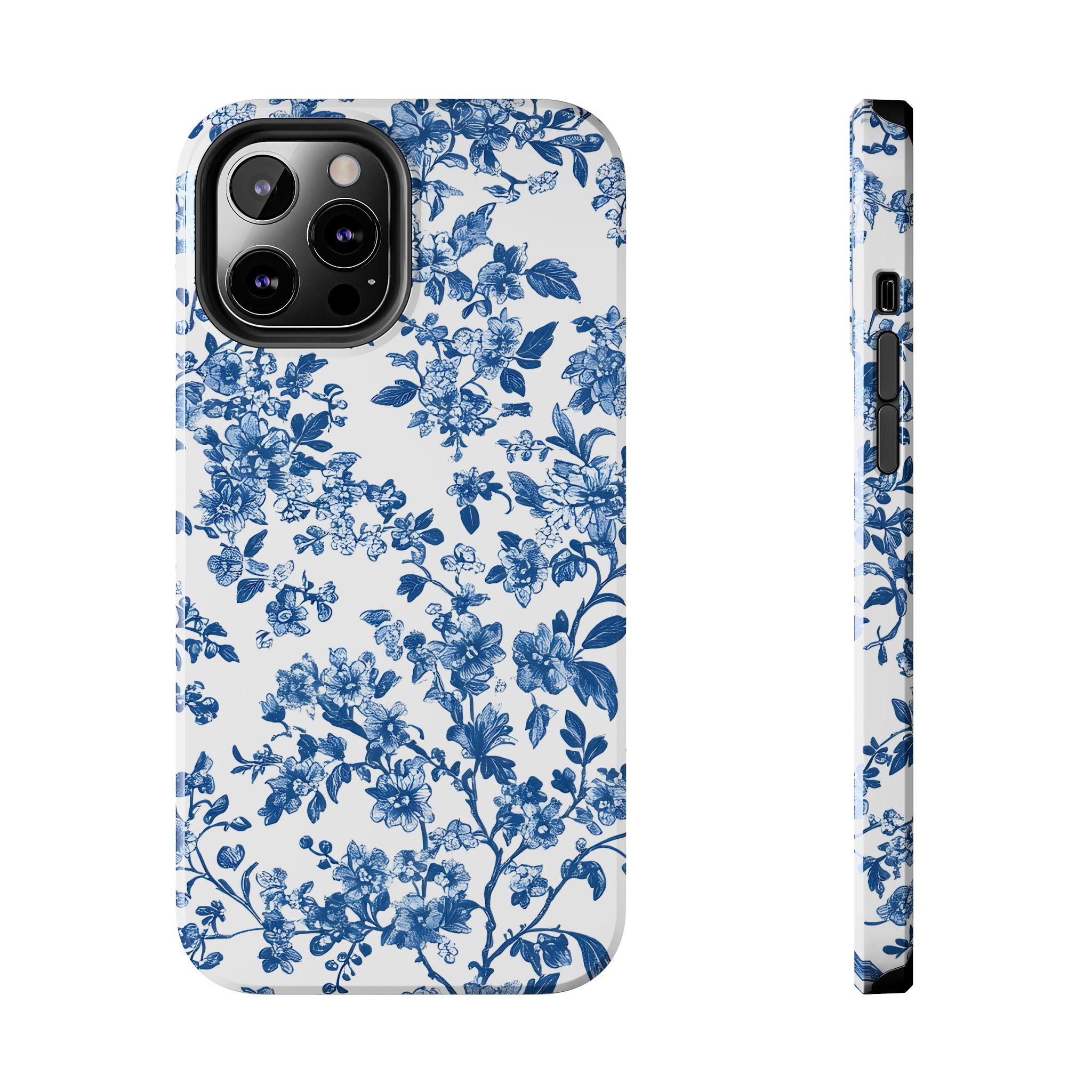 french-toile-floral-tough-iphone-case-blue-iphone-cover-protective-iphone-case-hard-shell-iphone-case-vintage-design-phone-ca