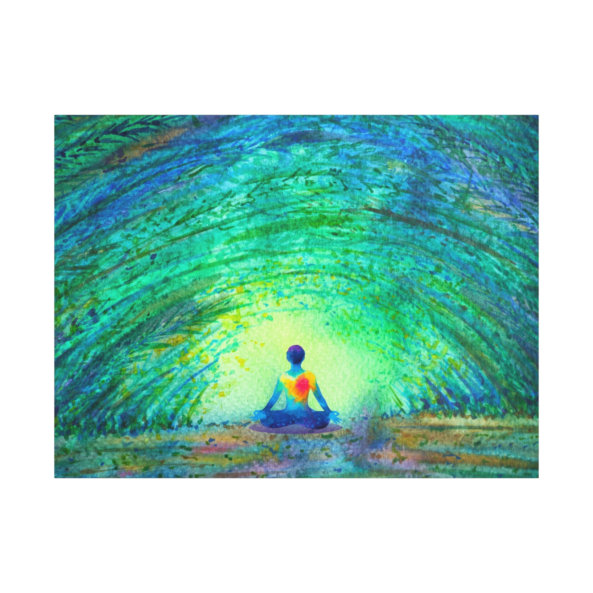 canvas-wall-art-yoga-nature-peace-home-decor-meditation-gift-mindfulness-painting-zen-retreat-print-living-room-decor