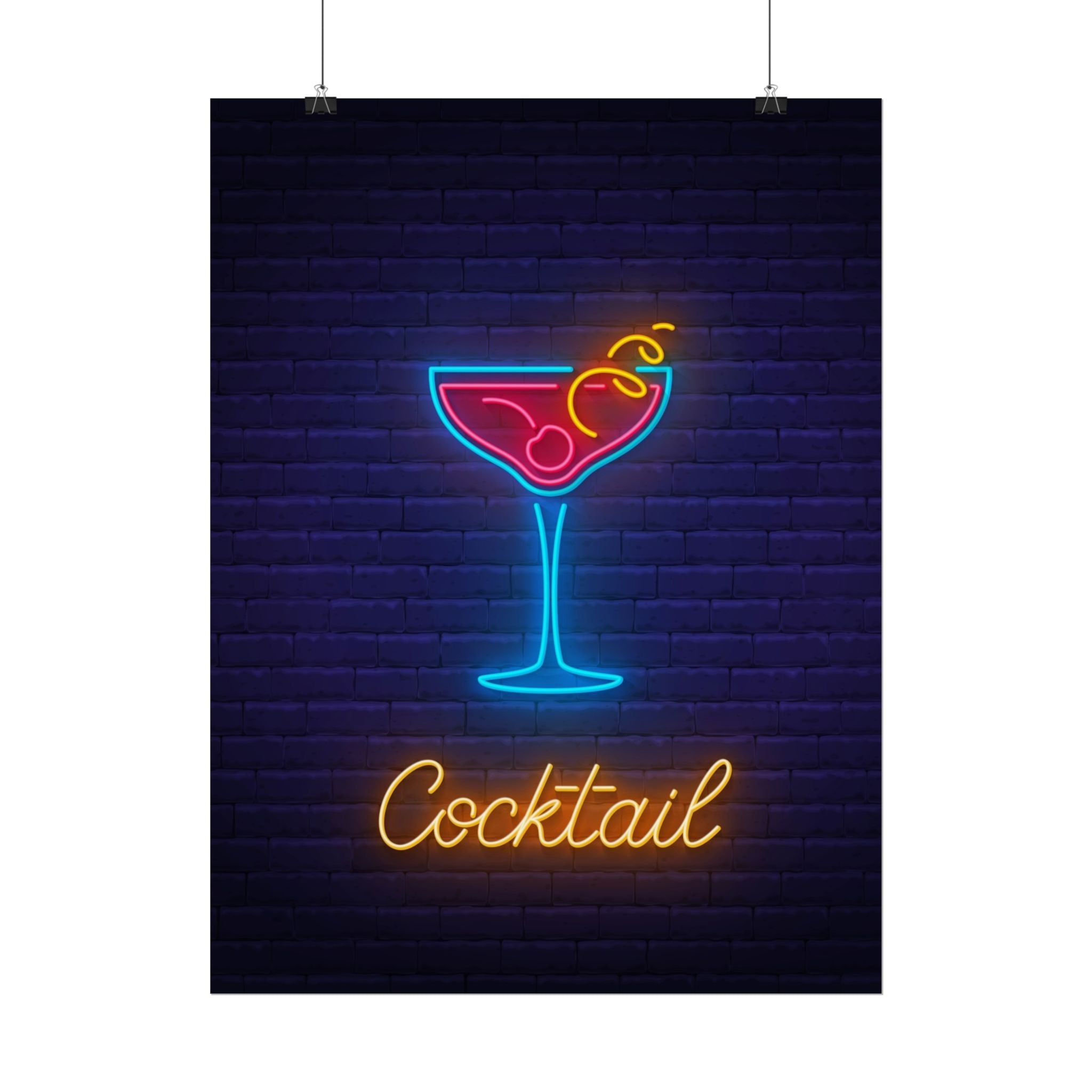 cocktail-neon-martini-poster-wall-art-decor-large-poster-artwork-cocktail-print-bar-decor-kitchen-wall-art