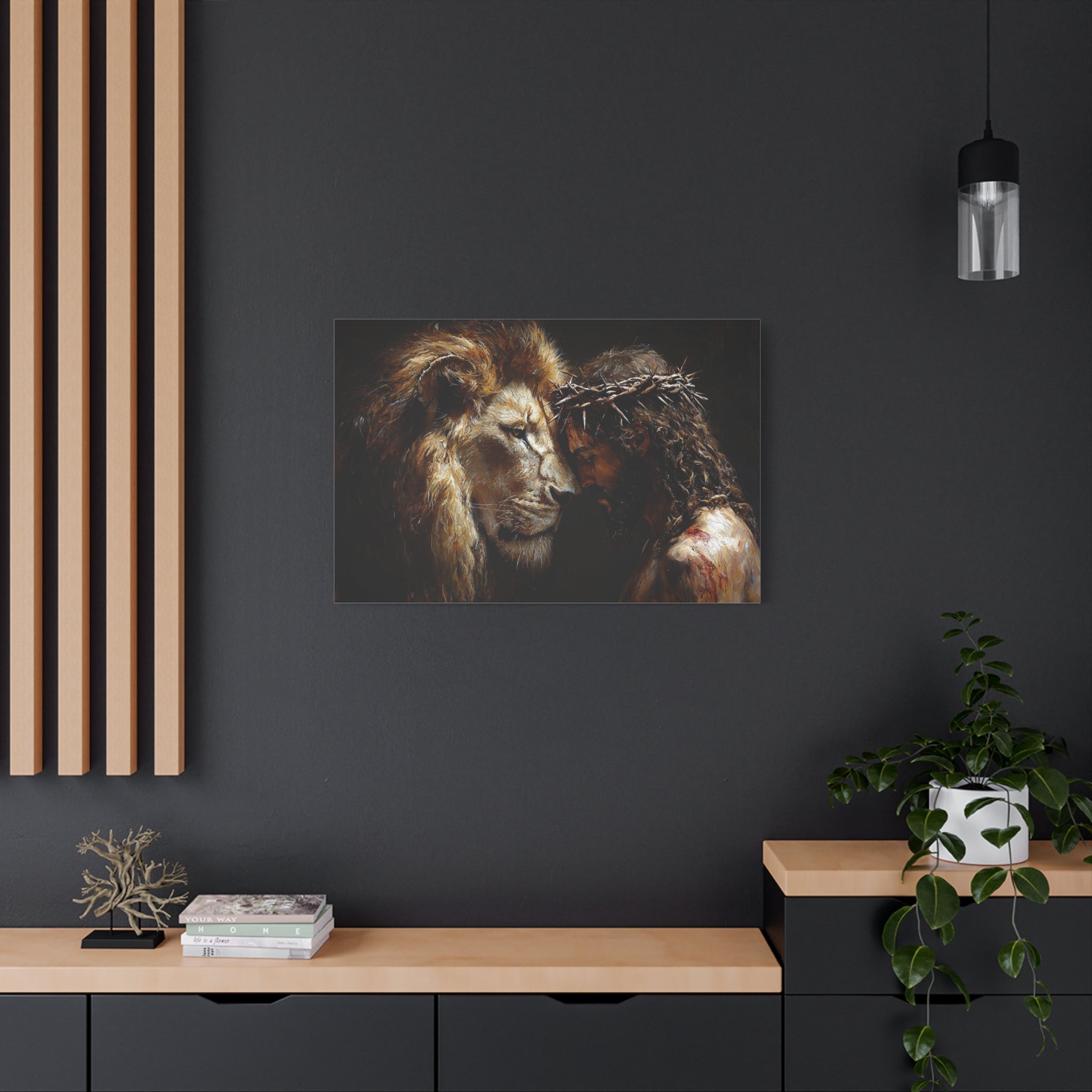 canvas-print-jesus-and-lion-wall-art-christian-home-decor-religious-wall-hanging-inspirational-artwork-gift-for-him-biblical-