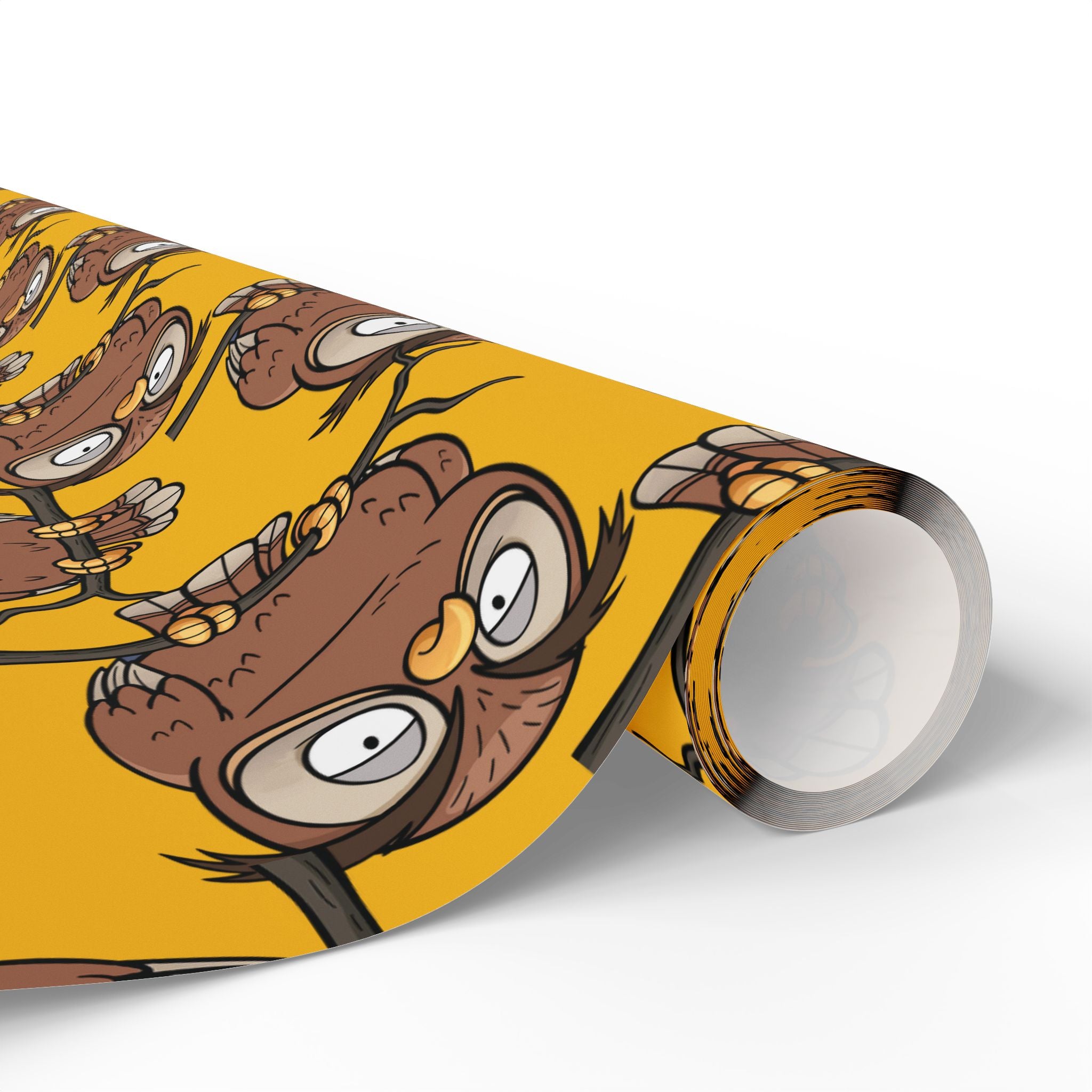 cute-owl-wrapping-papers-sleepy-owl-baby-gift-wrap-nursery-gift-wrap-gender-neutral-baby-shower-supplies-gift-packaging