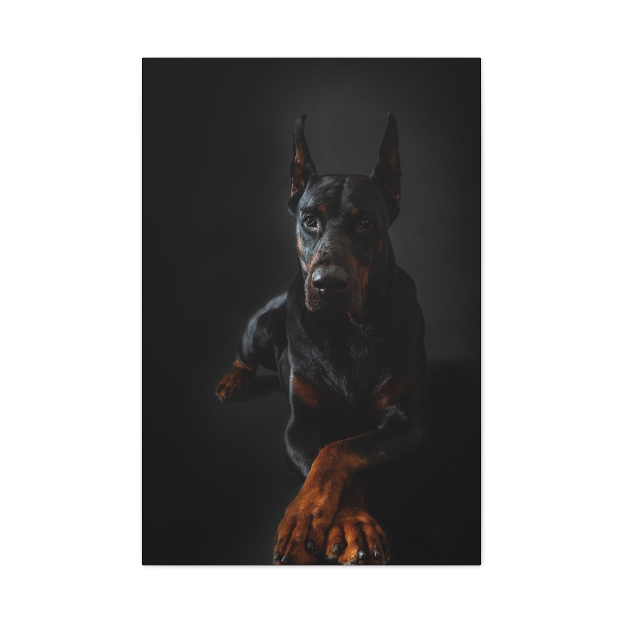 canvas-print-doberman-dog-wall-art-home-decor-office-decor-stretched-matte-canvas-1-25-gift-for-dog-lovers-animal-artwork-pet